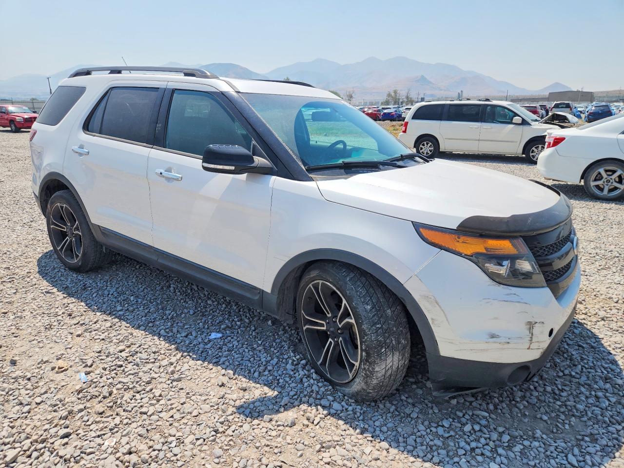 2013 Ford Explorer Sport Белый vin: 1FM5K8GT4DGC70212