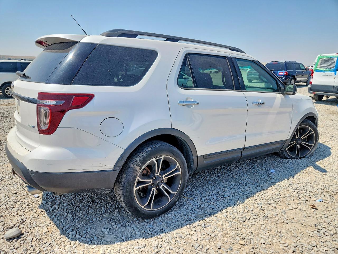 2013 Ford Explorer Sport Белый vin: 1FM5K8GT4DGC70212