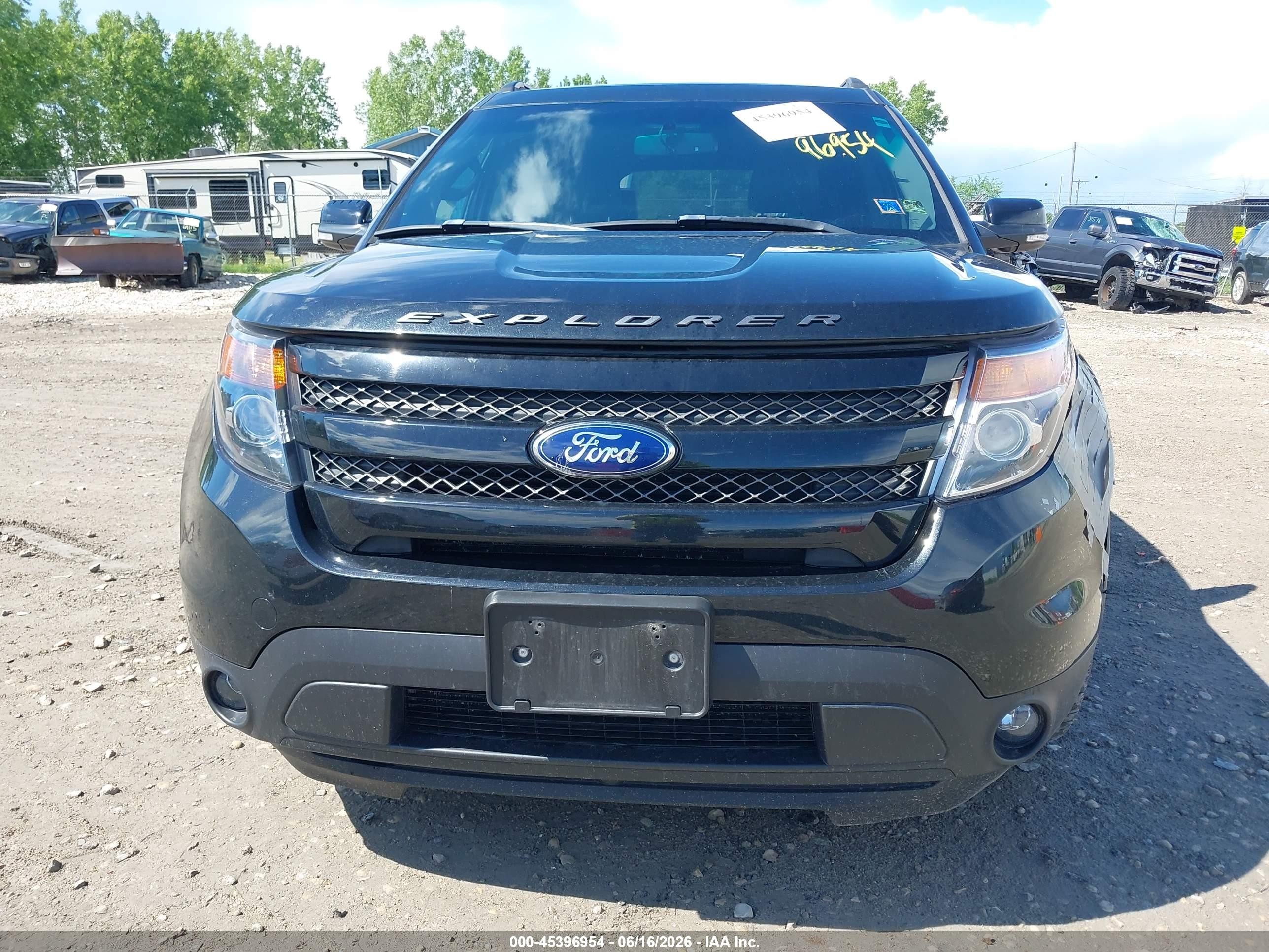 2014 Ford Explorer Sport Black vin: 1FM5K8GT4EGA21443