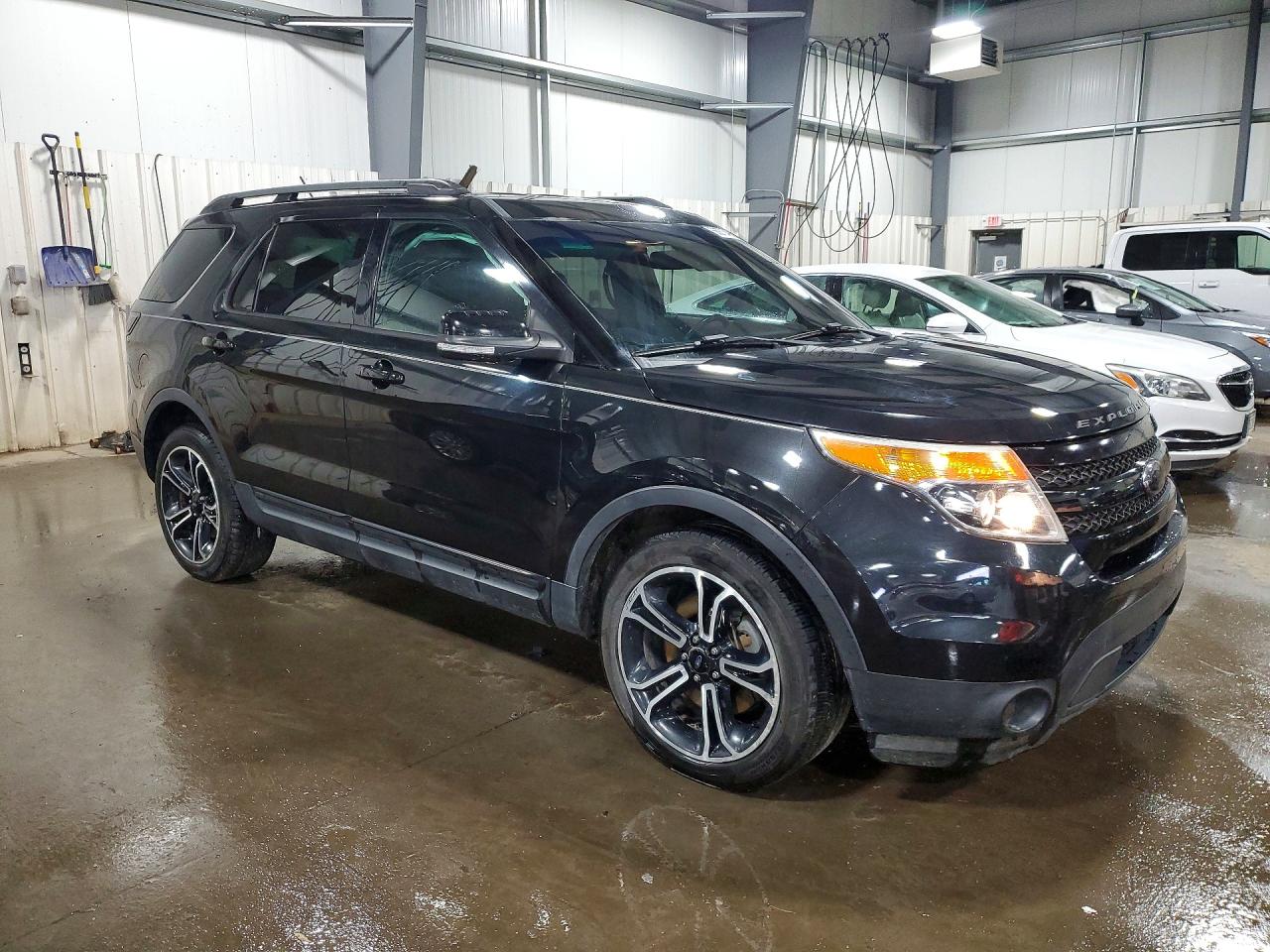 2014 Ford Explorer Sport Black vin: 1FM5K8GT4EGC05443