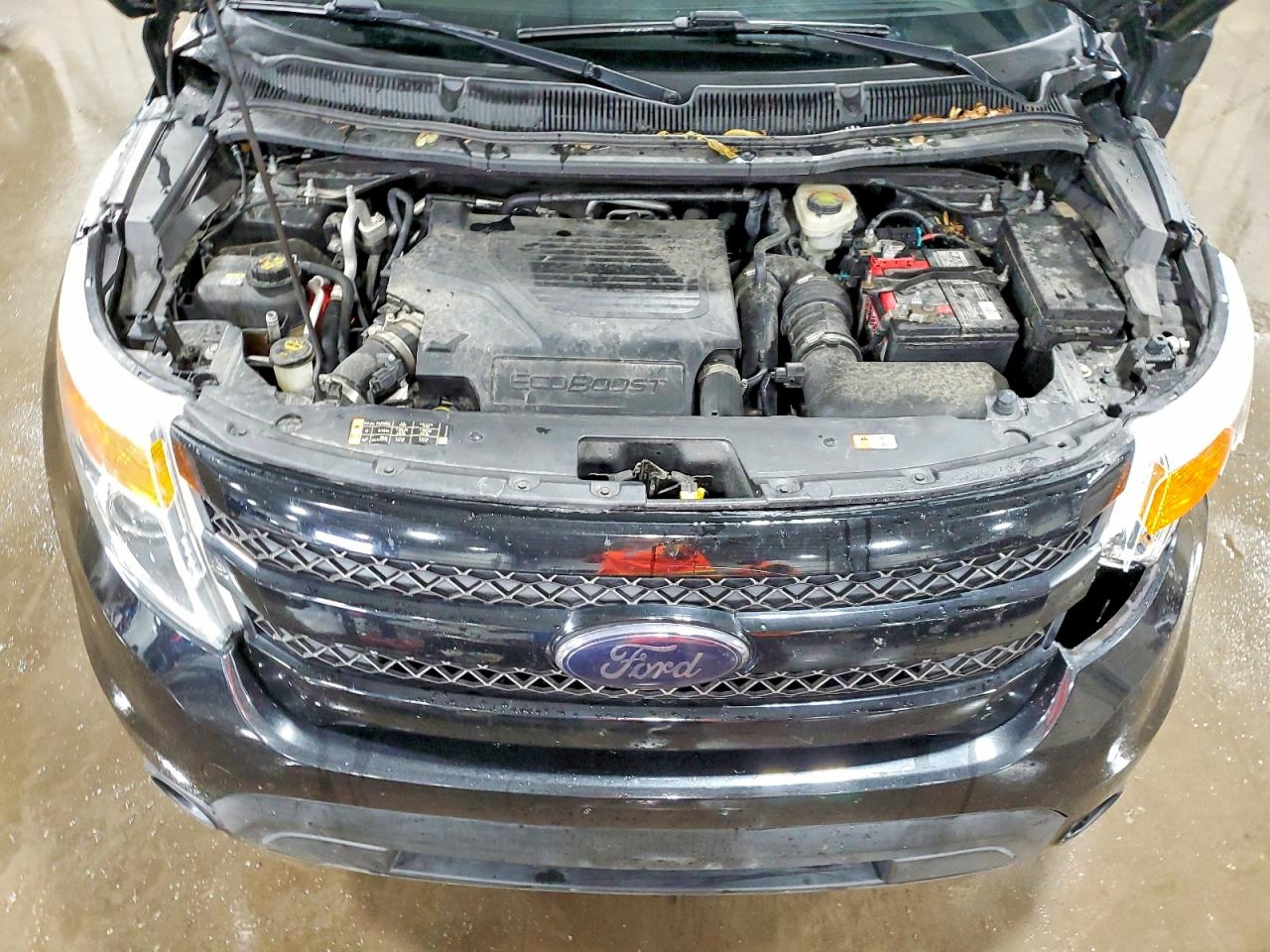 2014 Ford Explorer Sport Black vin: 1FM5K8GT4EGC05443
