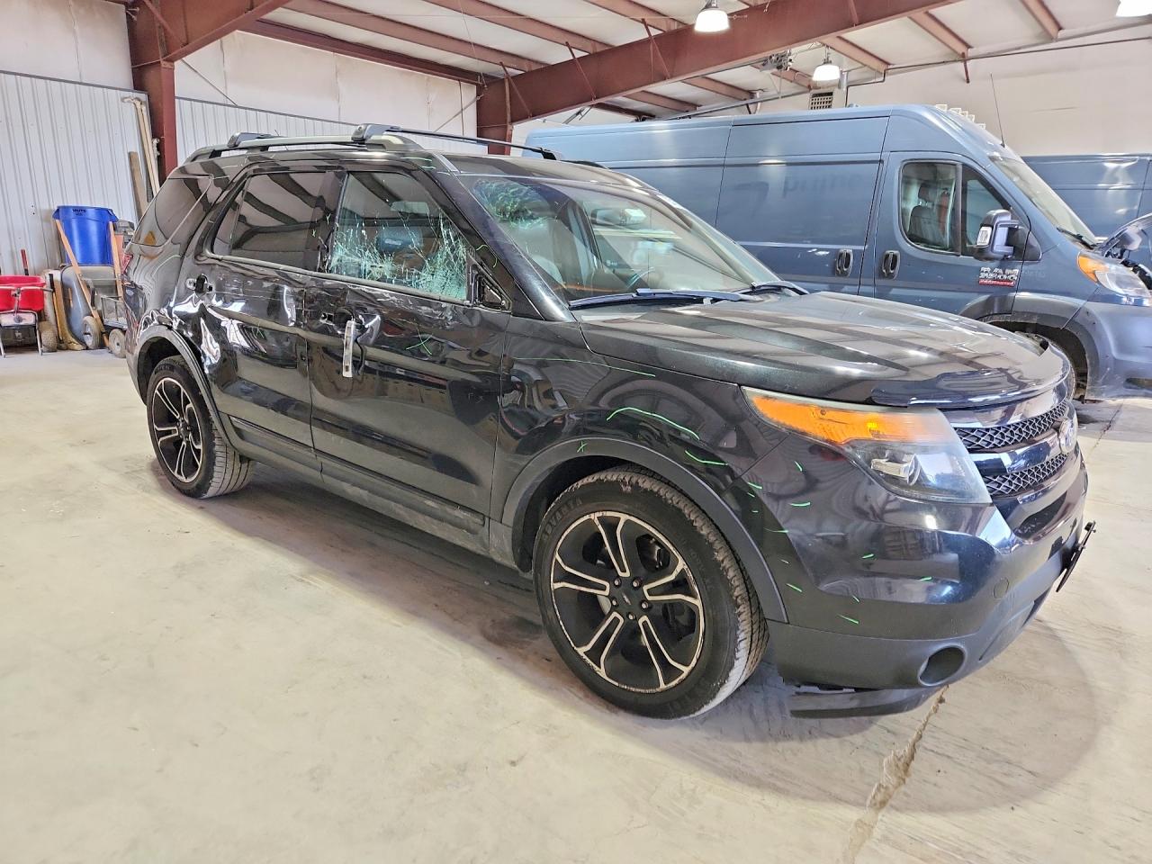 2014 Ford Explorer Sport Black vin: 1FM5K8GT4EGC06026