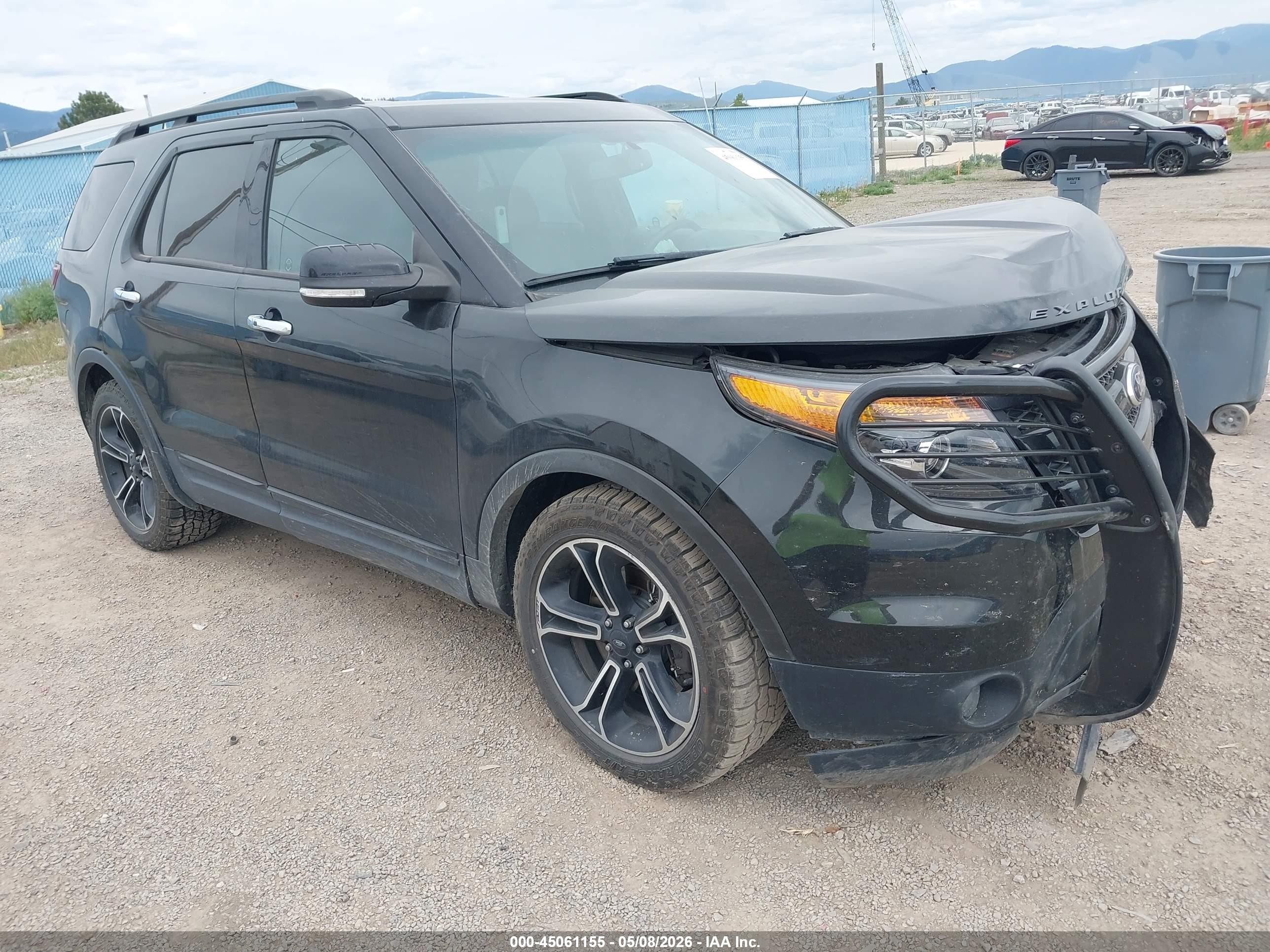 2014 Ford Explorer Sport Black vin: 1FM5K8GT4EGC41343