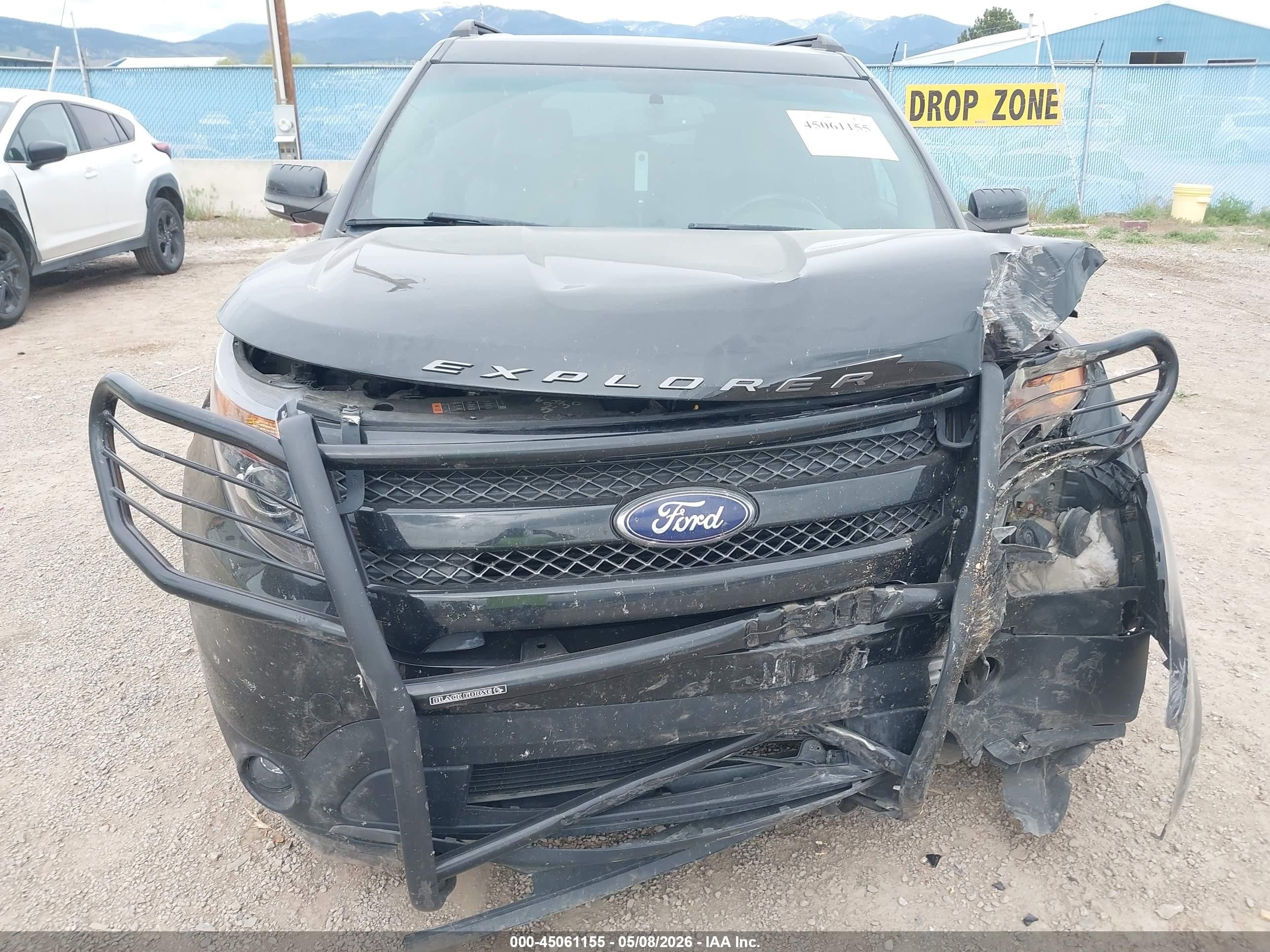 2014 Ford Explorer Sport Black vin: 1FM5K8GT4EGC41343