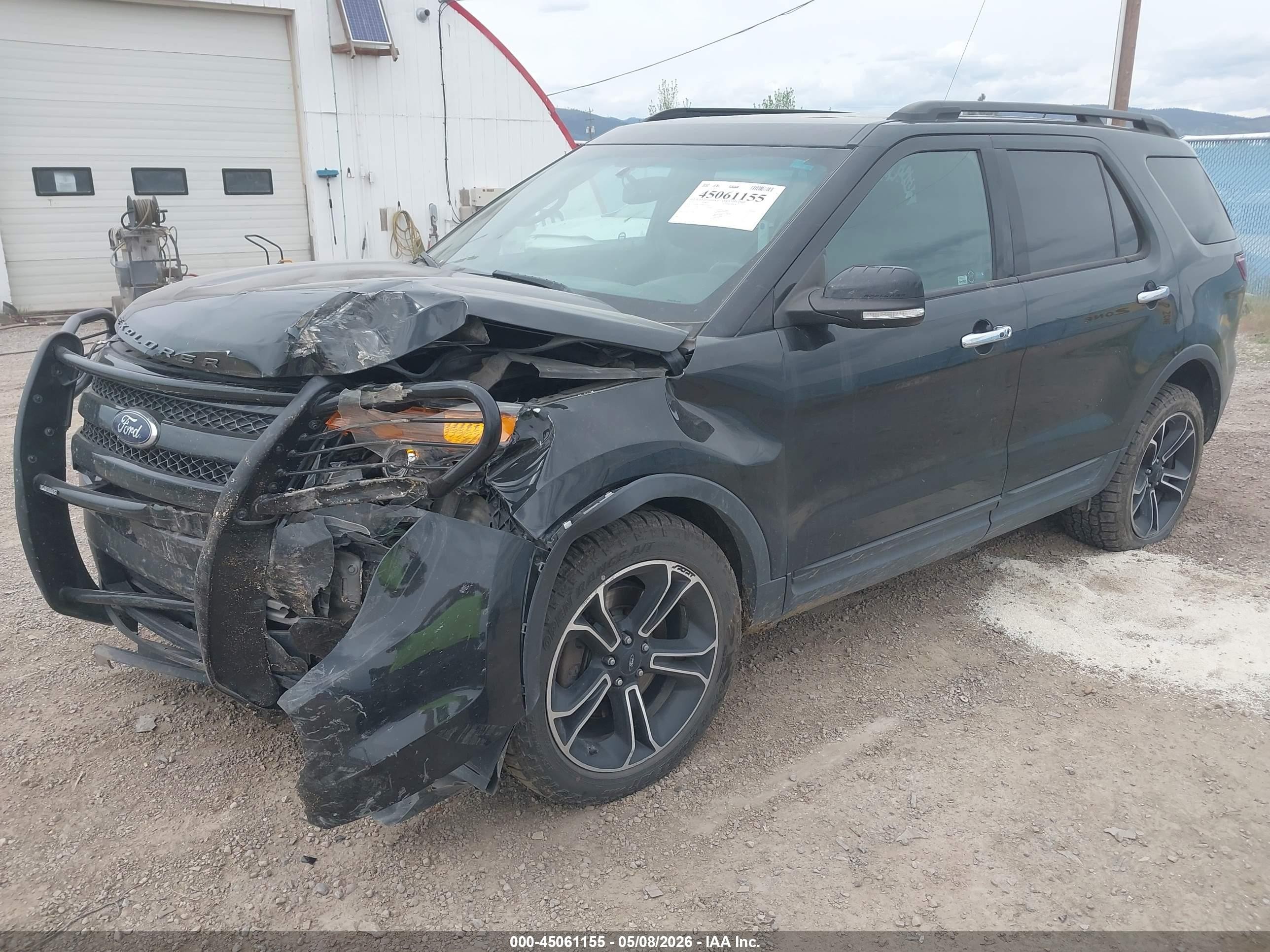 2014 Ford Explorer Sport Black vin: 1FM5K8GT4EGC41343