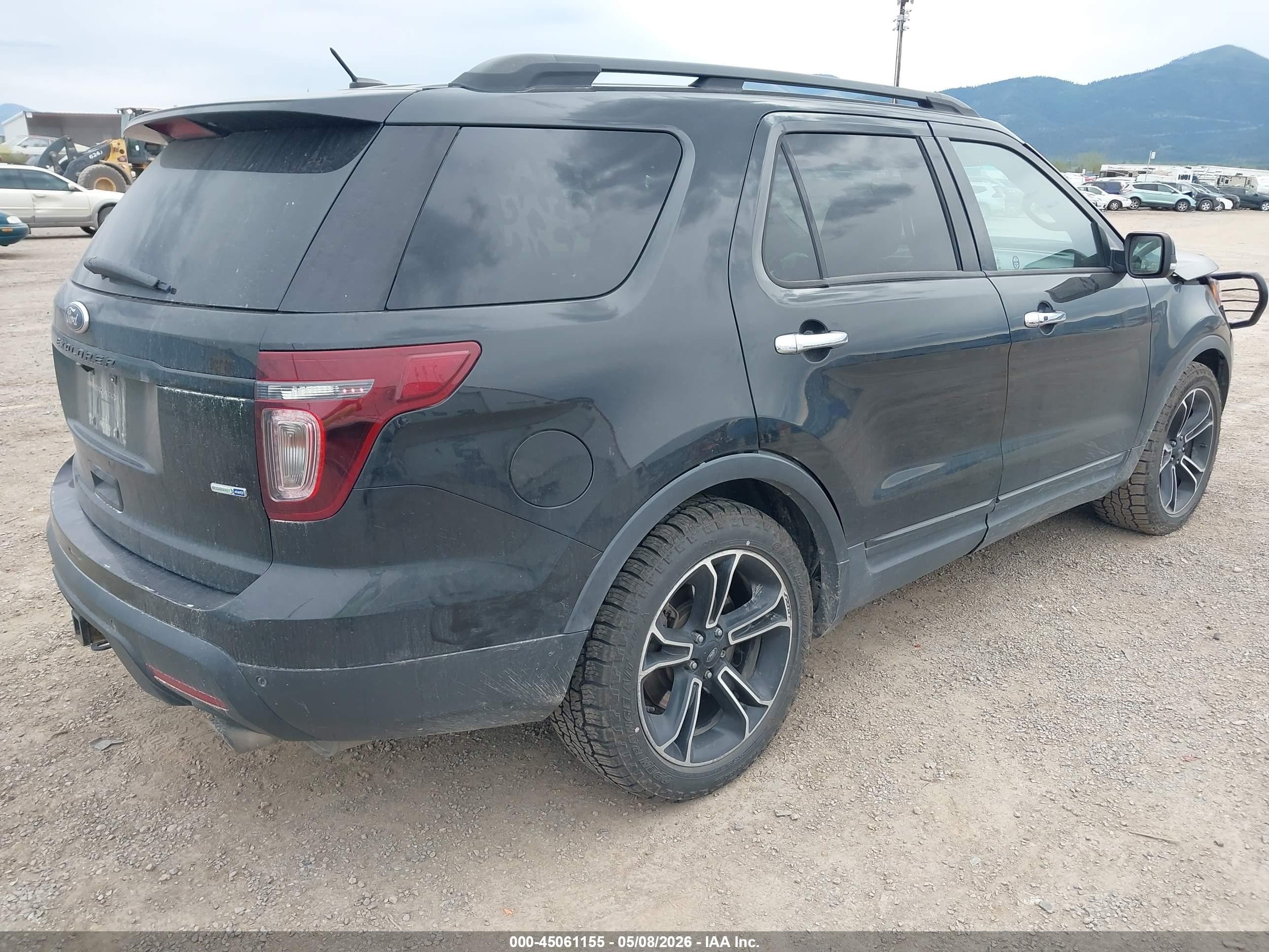 2014 Ford Explorer Sport Black vin: 1FM5K8GT4EGC41343