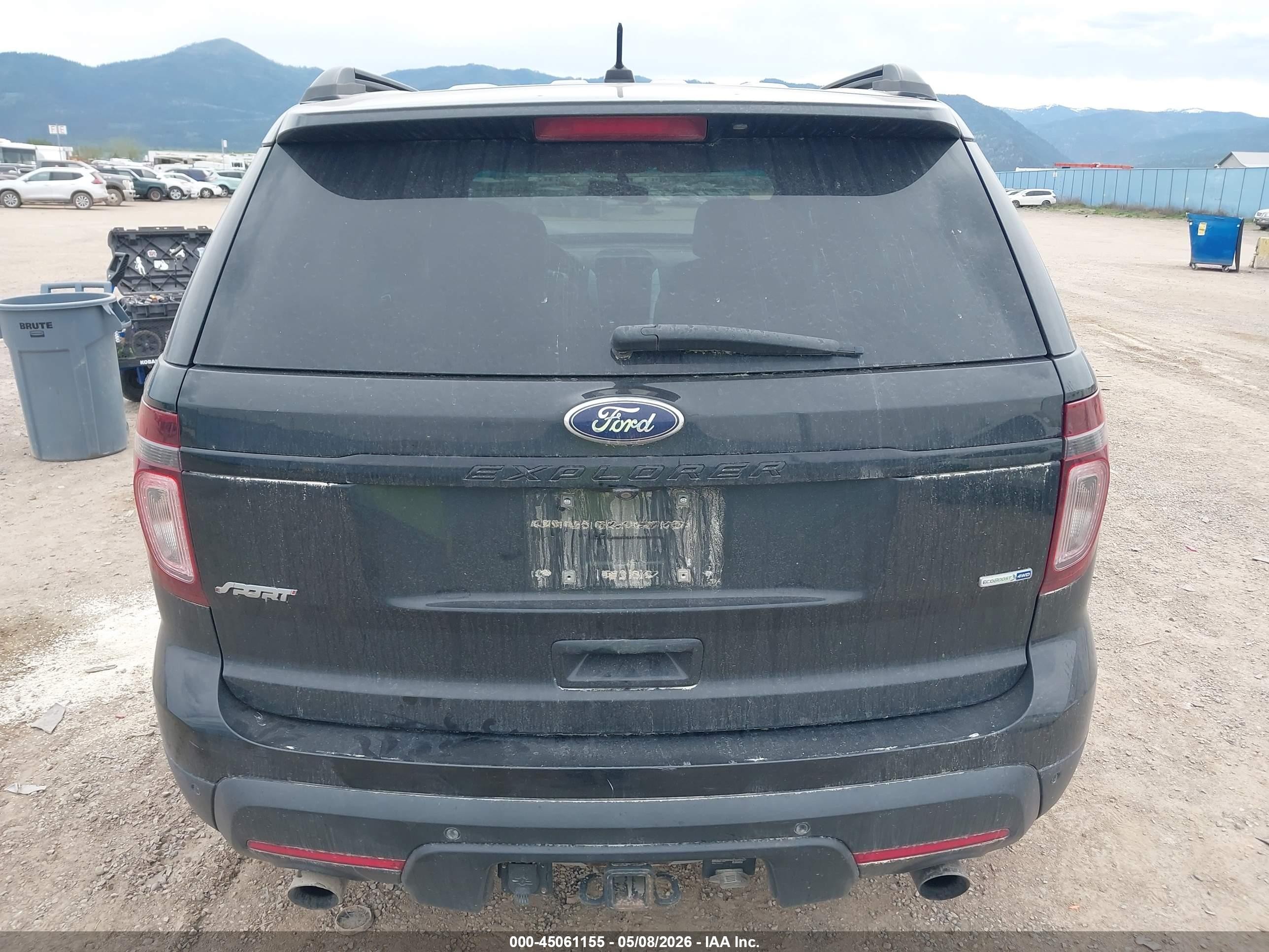 2014 Ford Explorer Sport Black vin: 1FM5K8GT4EGC41343