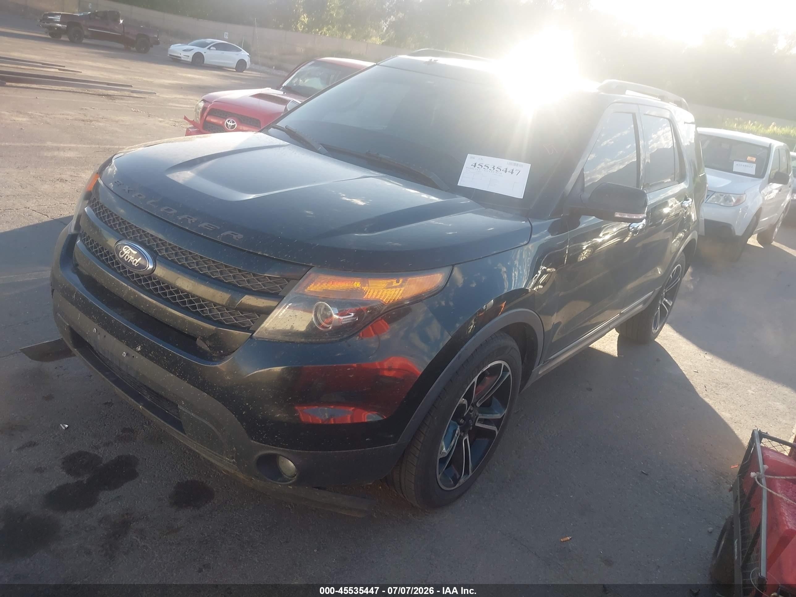 2014 Ford Explorer Sport Black vin: 1FM5K8GT4EGC58448
