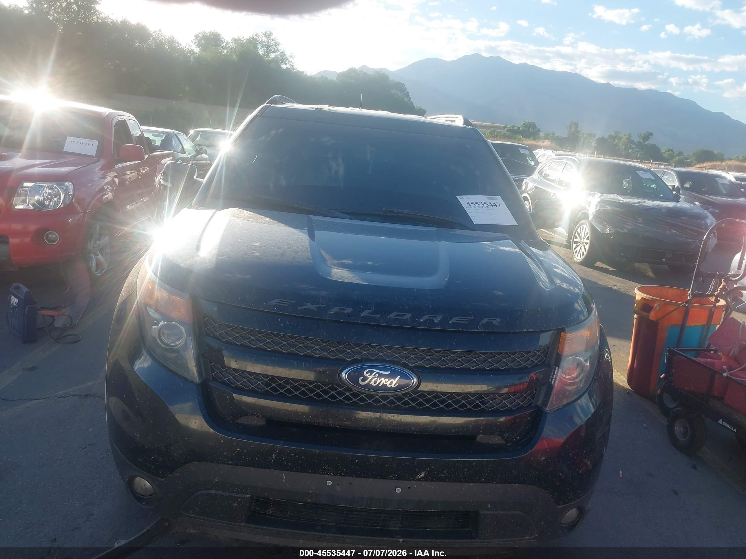 2014 Ford Explorer Sport Black vin: 1FM5K8GT4EGC58448