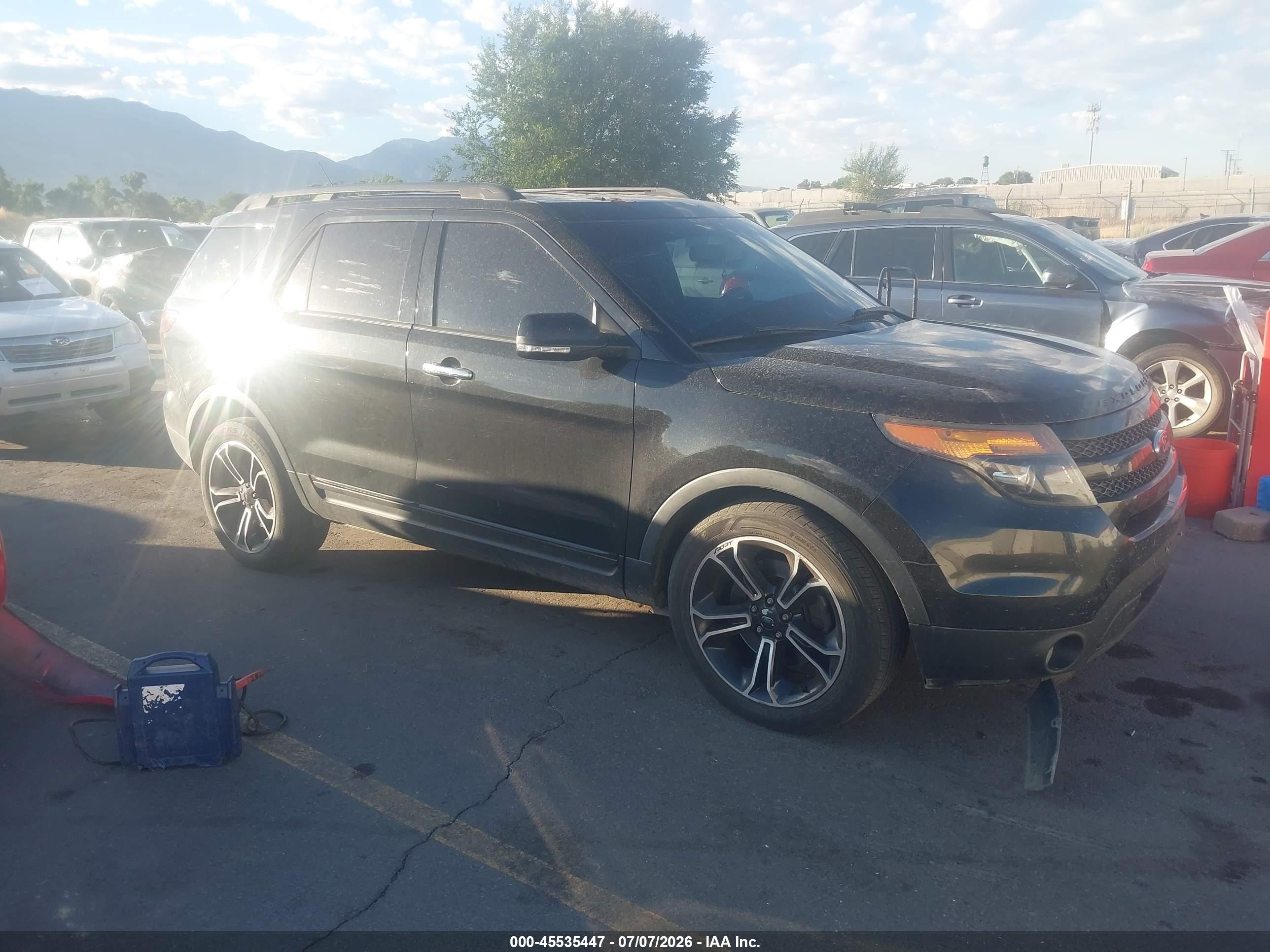 2014 Ford Explorer Sport Black vin: 1FM5K8GT4EGC58448