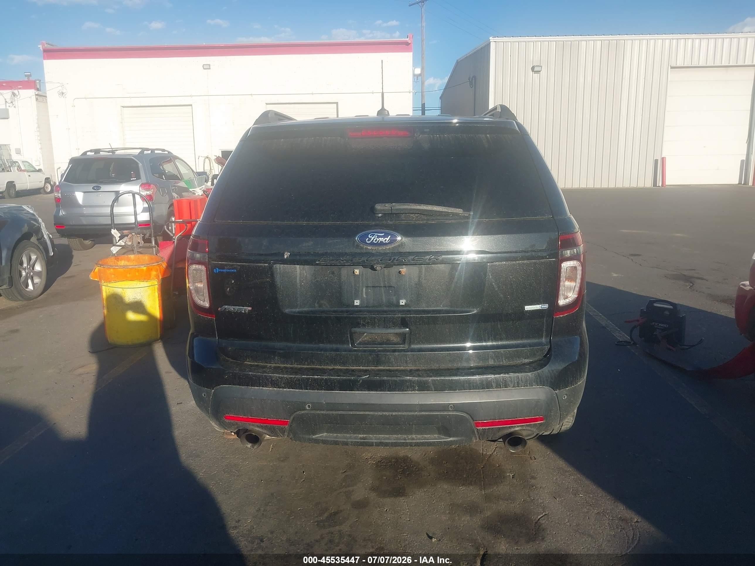 2014 Ford Explorer Sport Black vin: 1FM5K8GT4EGC58448