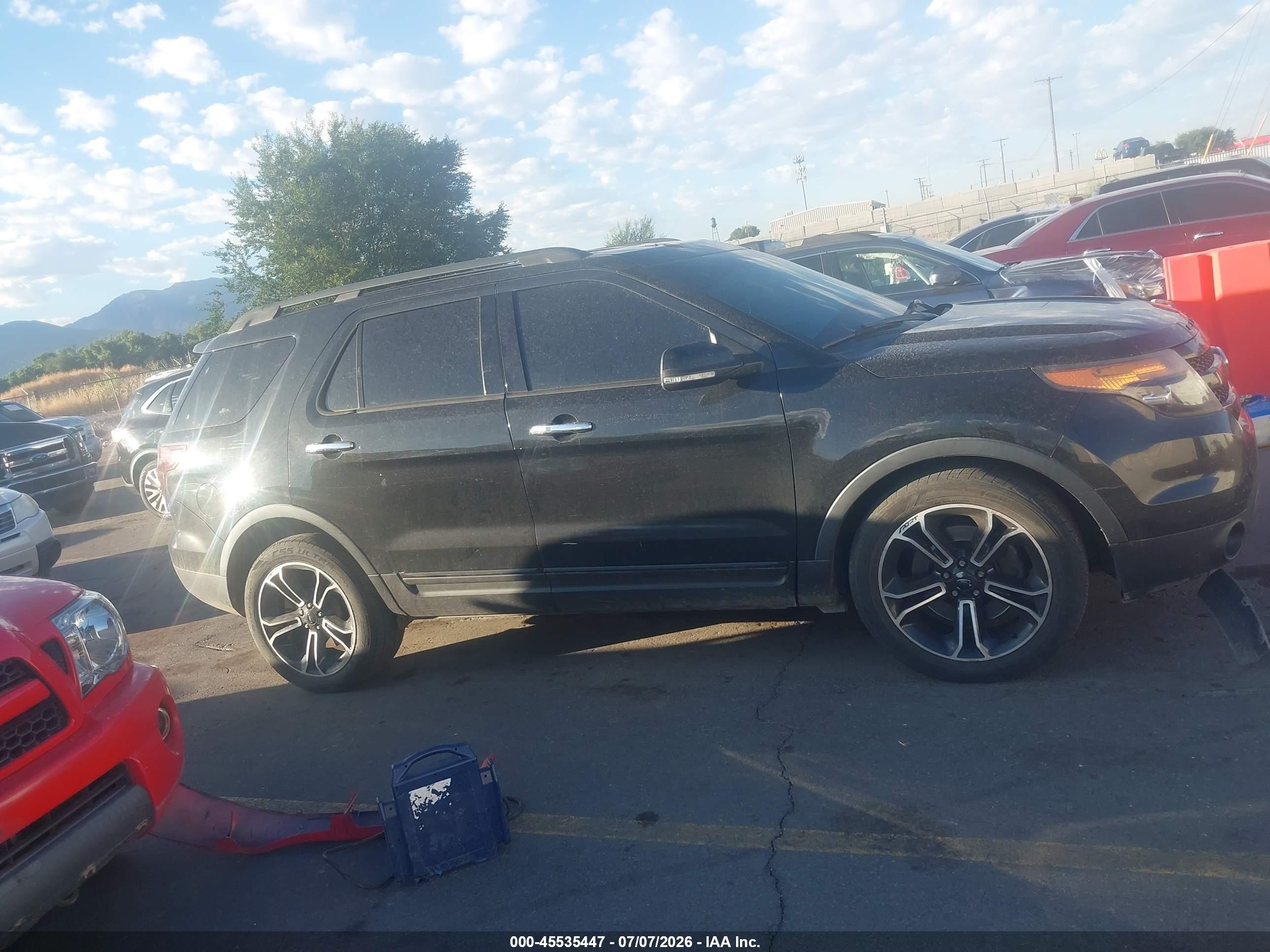 2014 Ford Explorer Sport Black vin: 1FM5K8GT4EGC58448