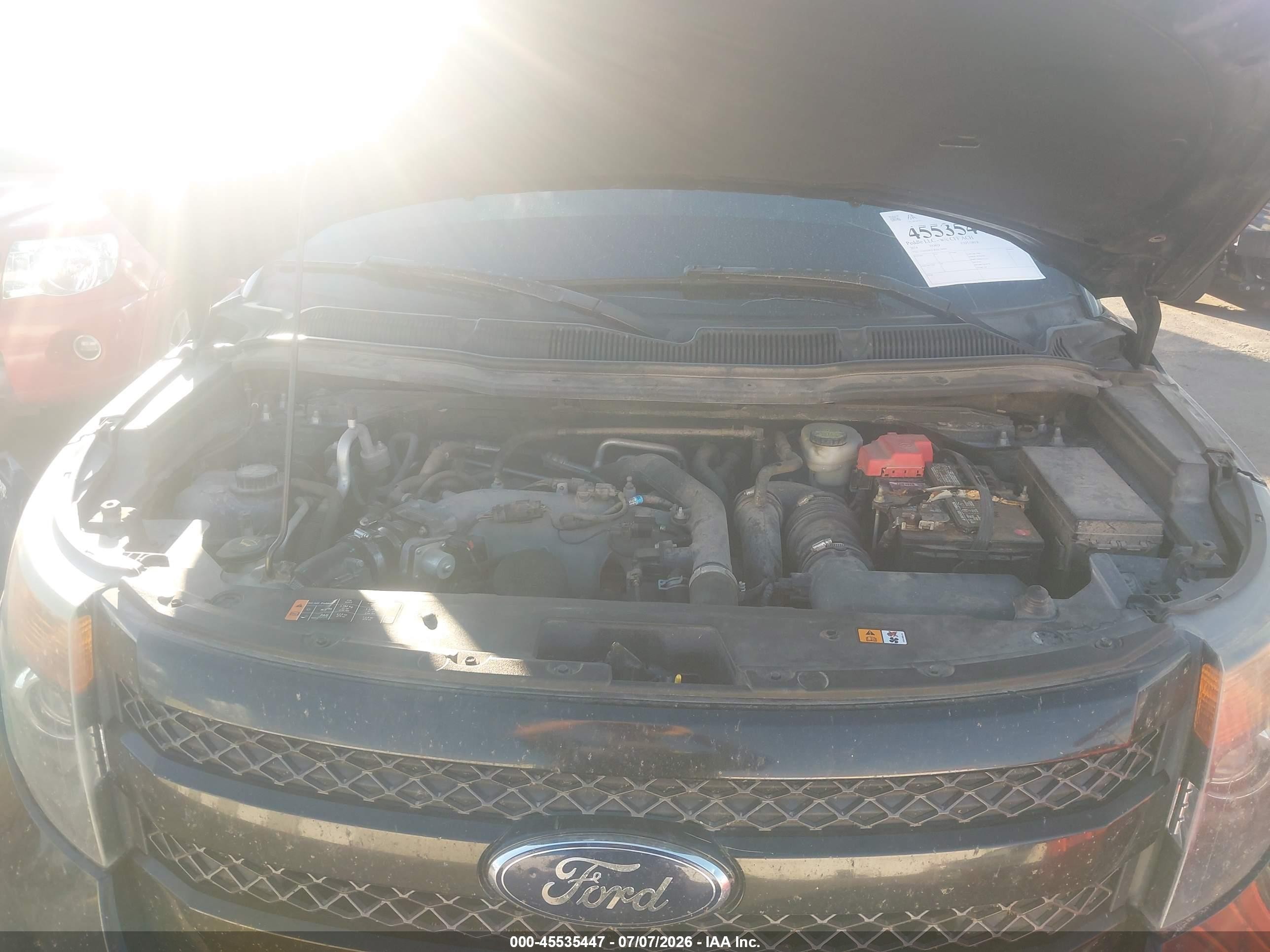 2014 Ford Explorer Sport Black vin: 1FM5K8GT4EGC58448