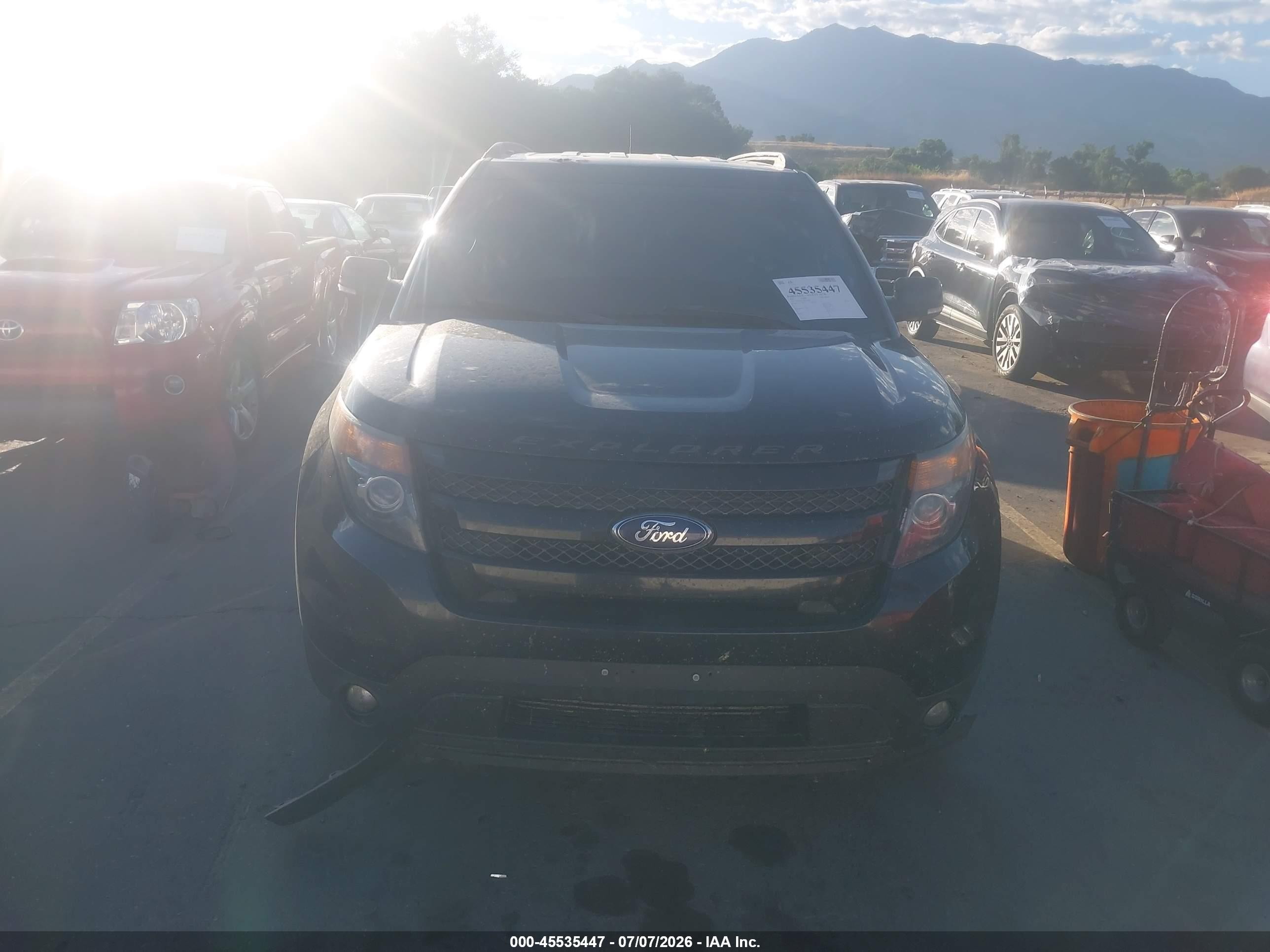 2014 Ford Explorer Sport Black vin: 1FM5K8GT4EGC58448