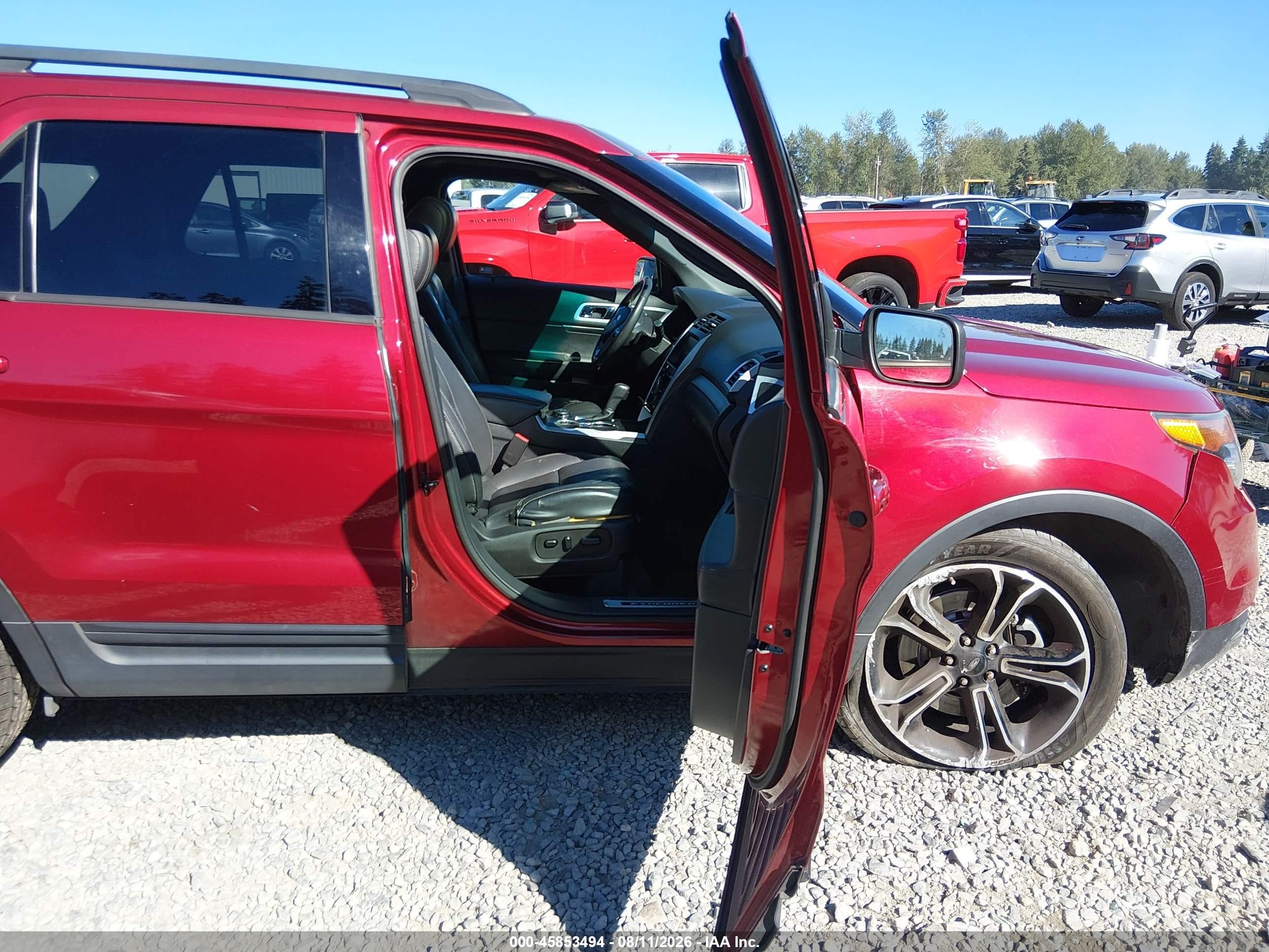 2015 Ford Explorer Sport Red vin: 1FM5K8GT4FGA16597