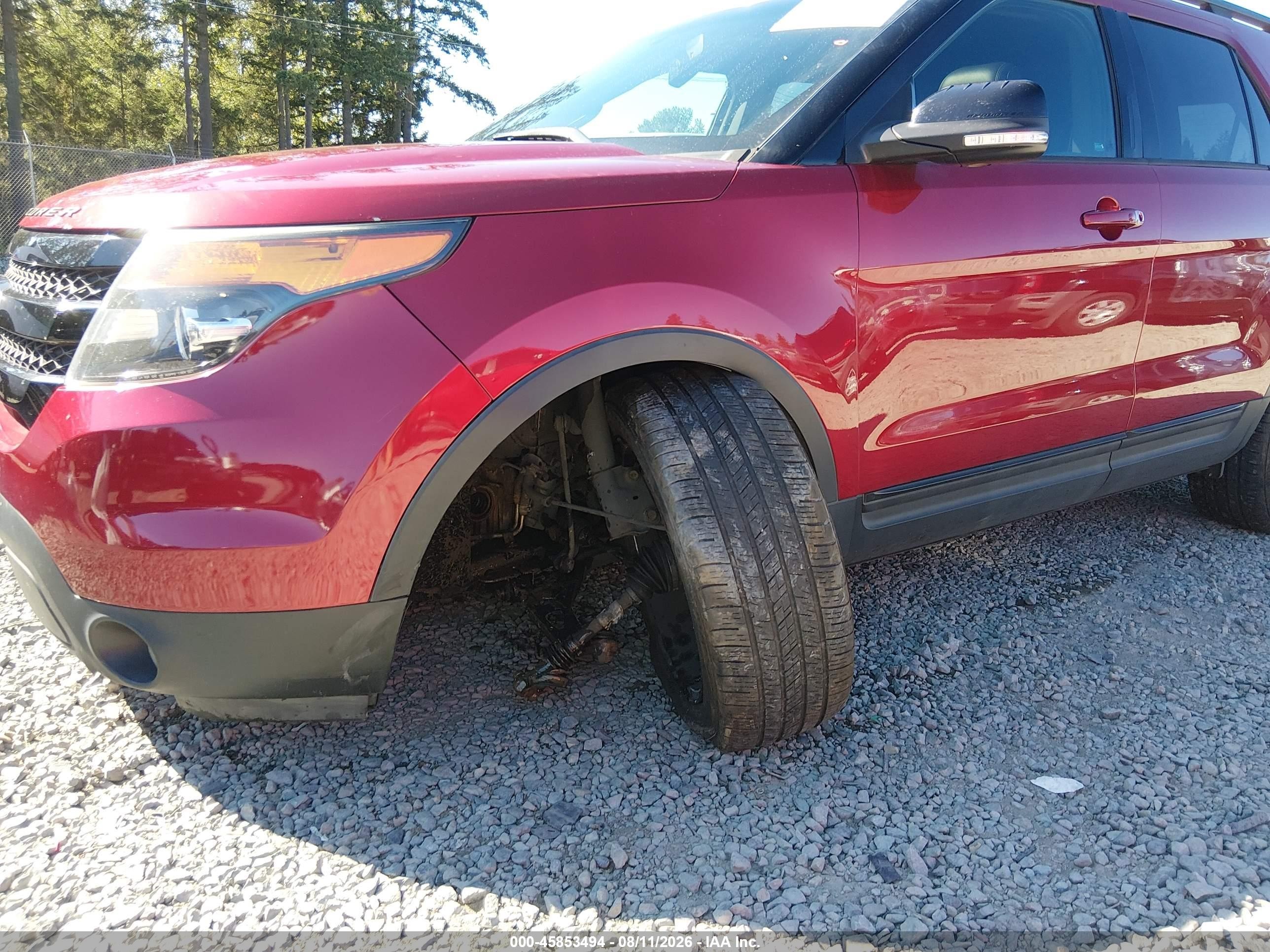 2015 Ford Explorer Sport Red vin: 1FM5K8GT4FGA16597
