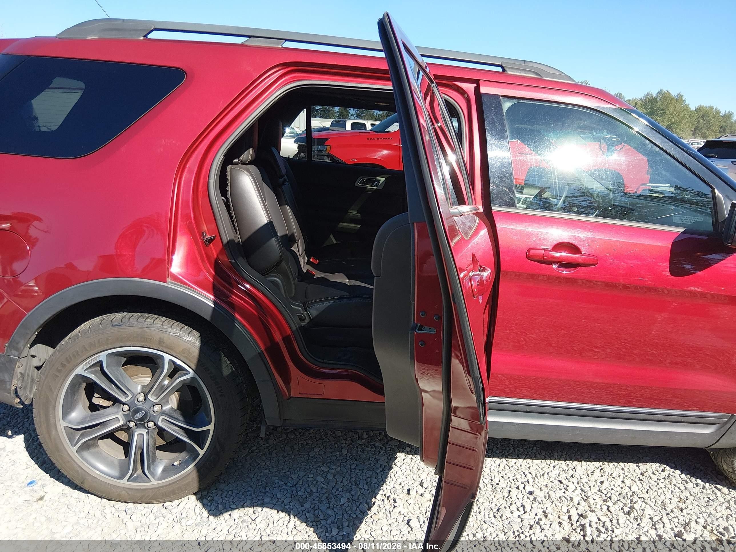 2015 Ford Explorer Sport Red vin: 1FM5K8GT4FGA16597