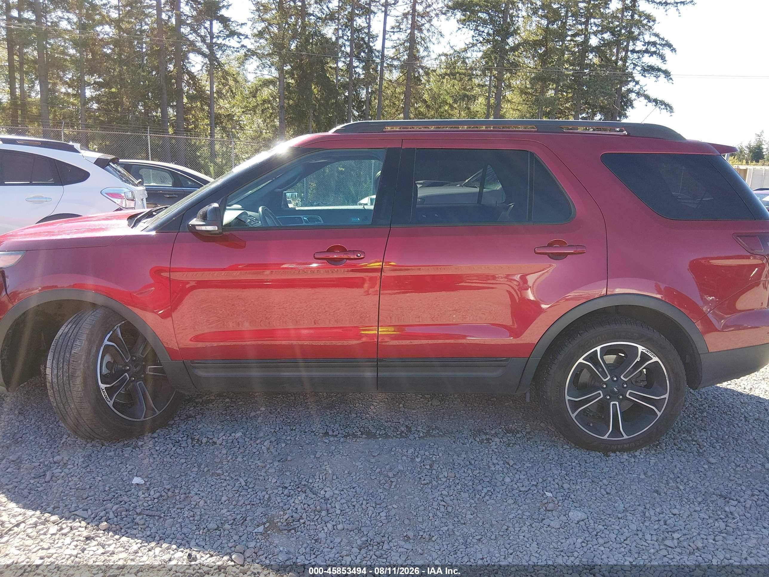 2015 Ford Explorer Sport Red vin: 1FM5K8GT4FGA16597