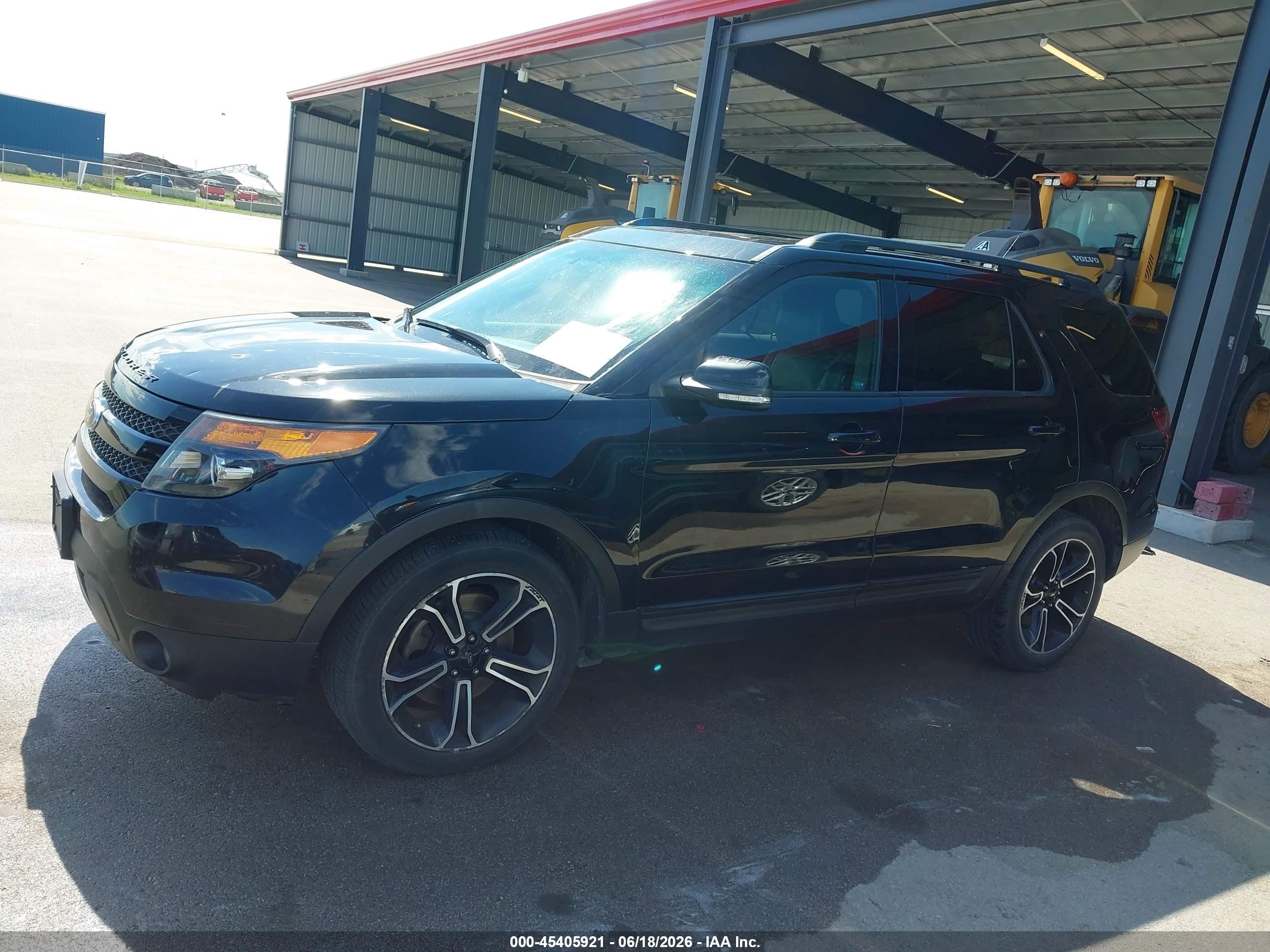 2015 Ford Explorer Sport Black vin: 1FM5K8GT4FGA69302