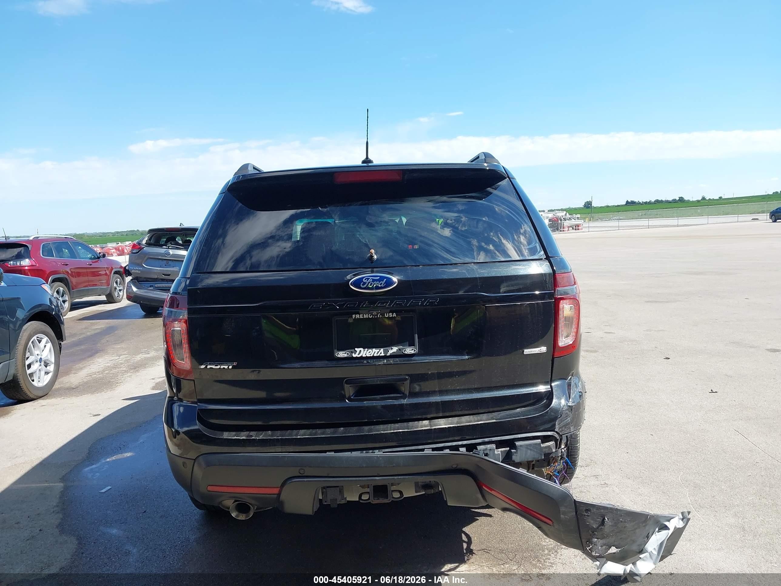 2015 Ford Explorer Sport Black vin: 1FM5K8GT4FGA69302