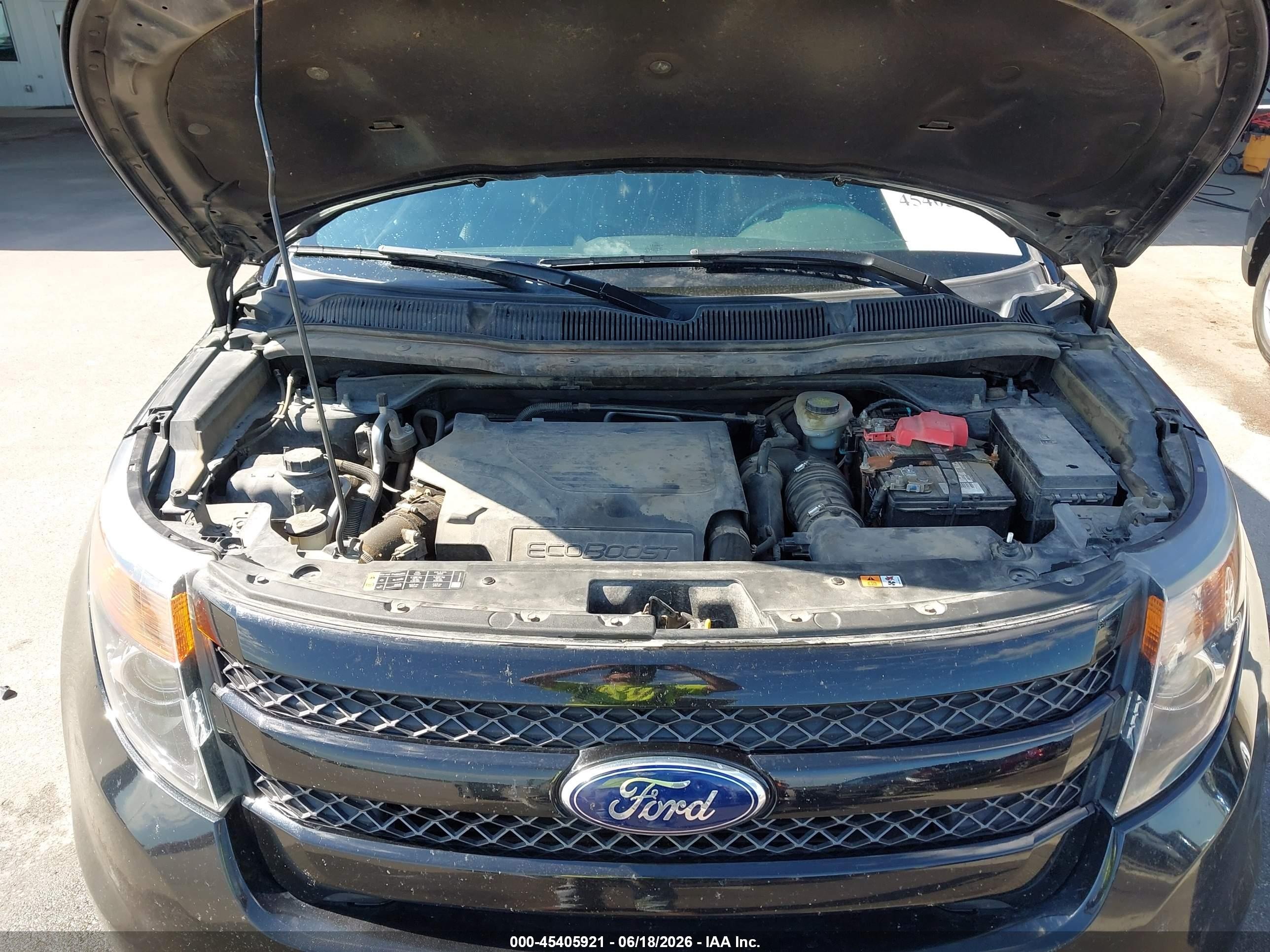 2015 Ford Explorer Sport Black vin: 1FM5K8GT4FGA69302
