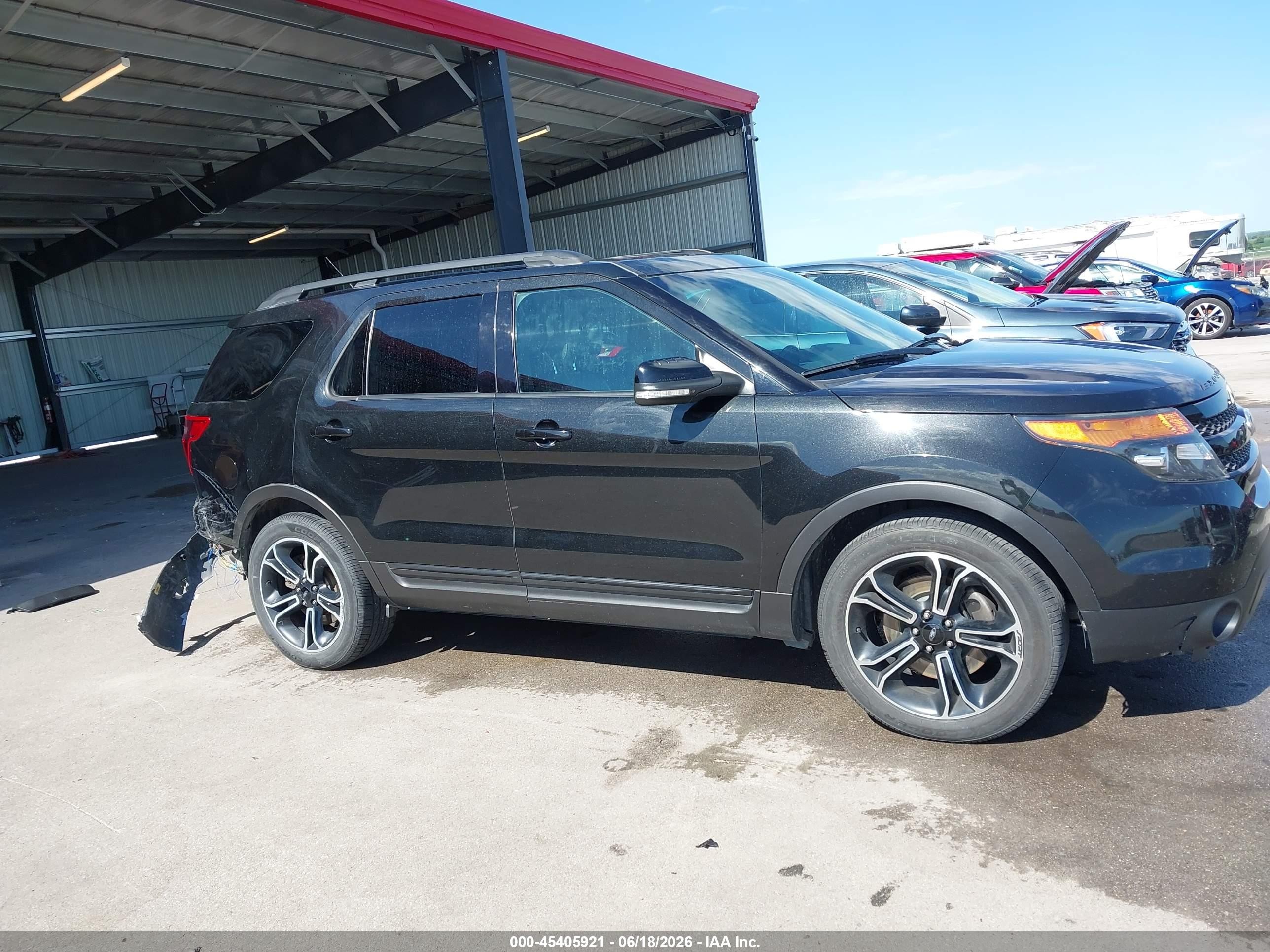 2015 Ford Explorer Sport Black vin: 1FM5K8GT4FGA69302