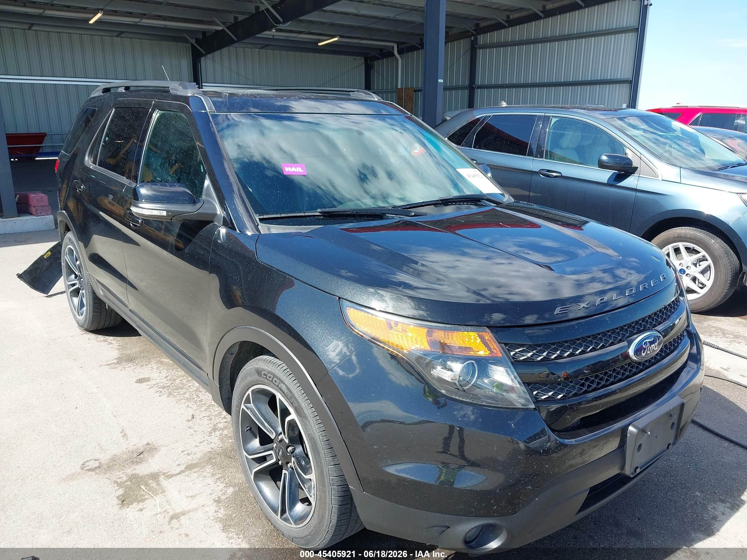 2015 Ford Explorer Sport Black vin: 1FM5K8GT4FGA69302