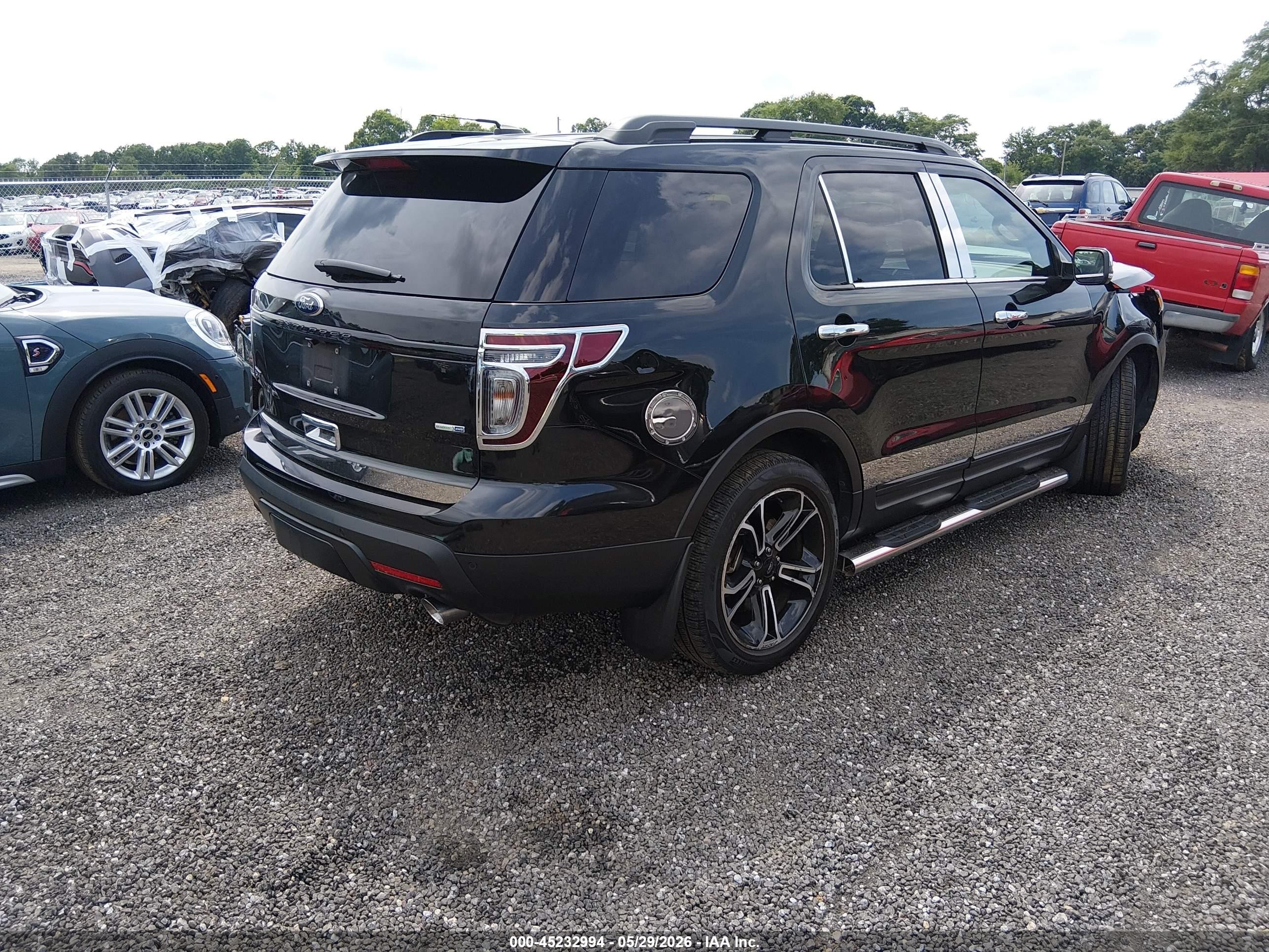 2015 Ford Explorer Sport Black vin: 1FM5K8GT4FGA99528