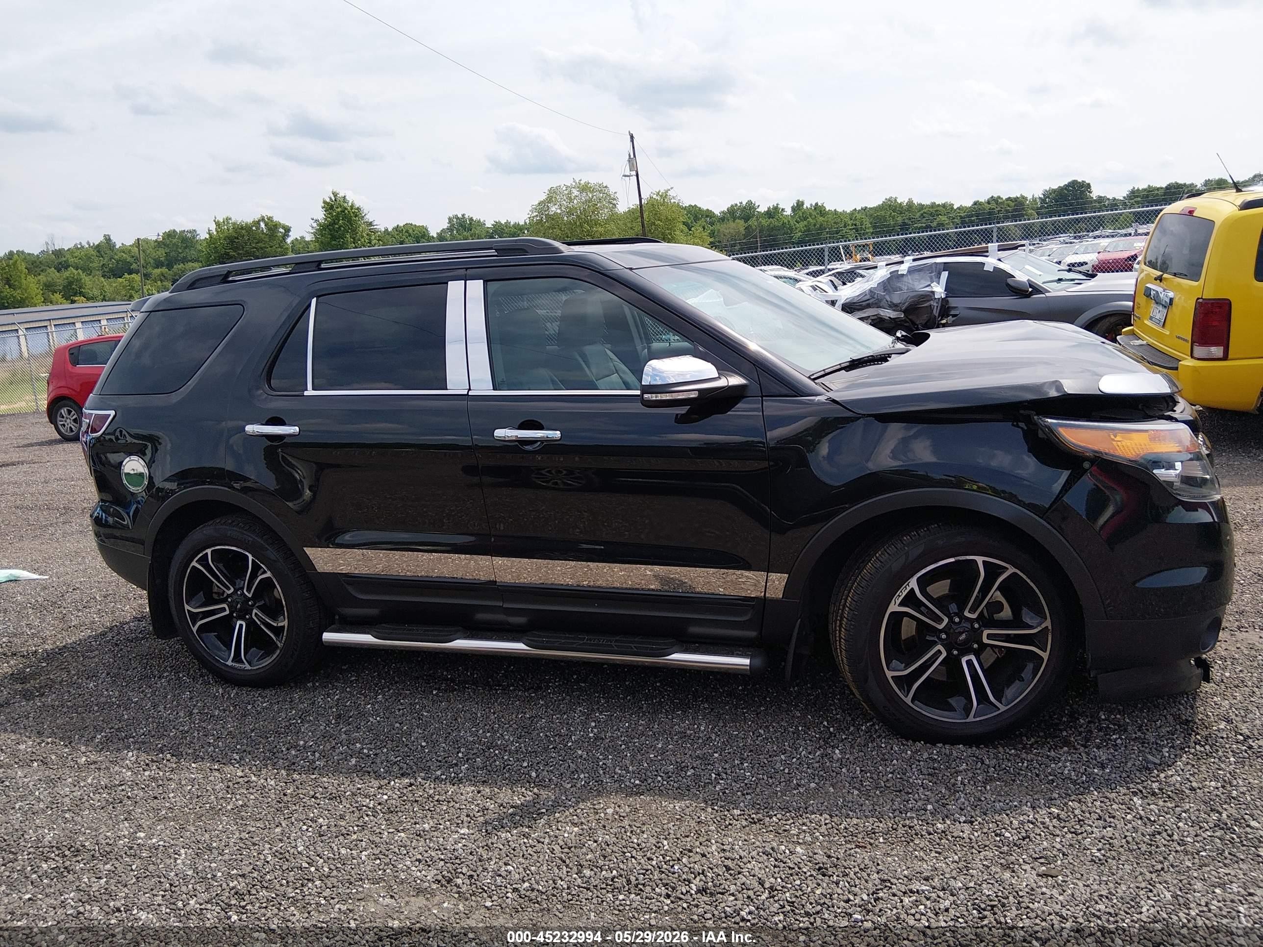 2015 Ford Explorer Sport Black vin: 1FM5K8GT4FGA99528