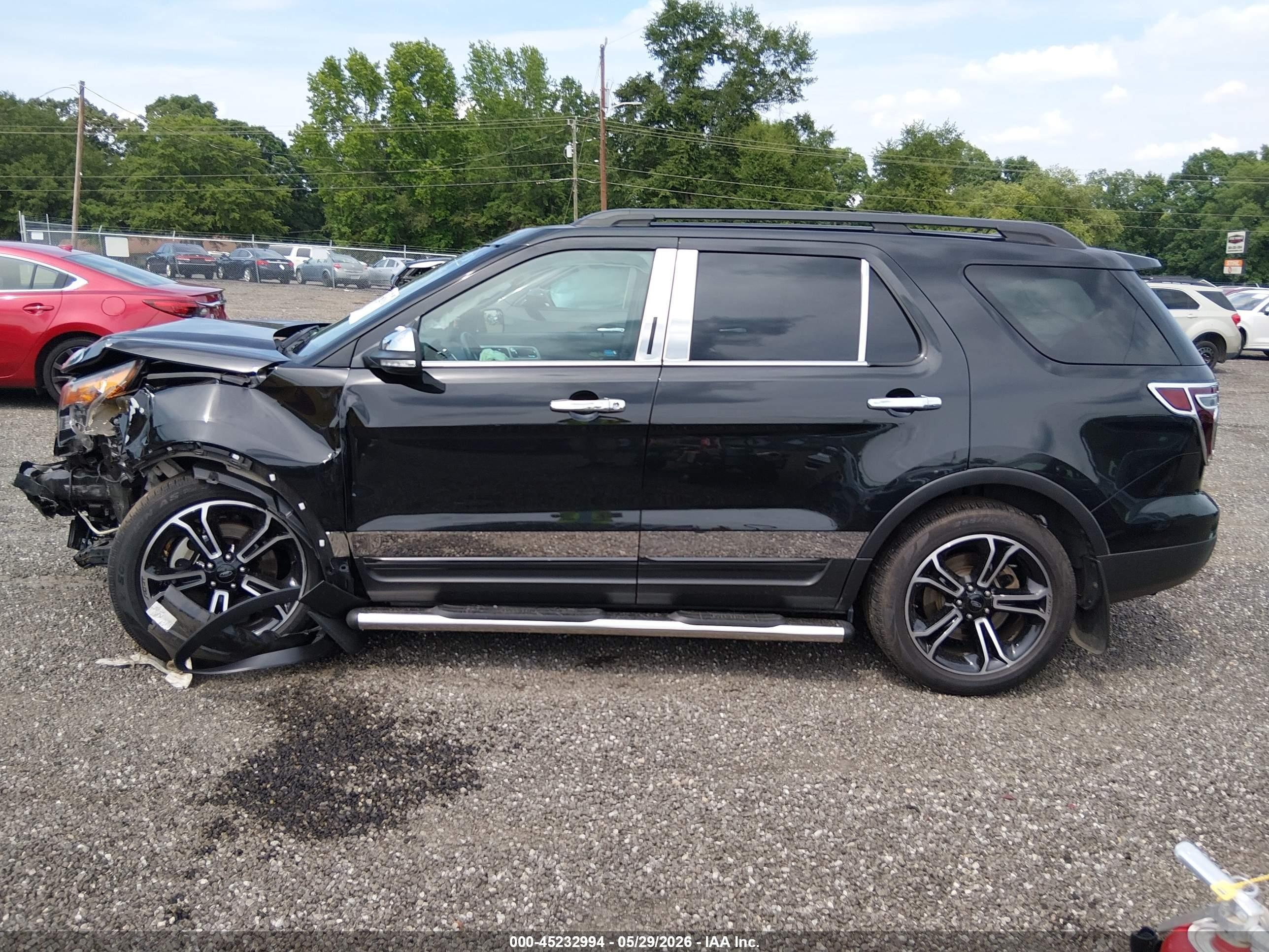 2015 Ford Explorer Sport Black vin: 1FM5K8GT4FGA99528