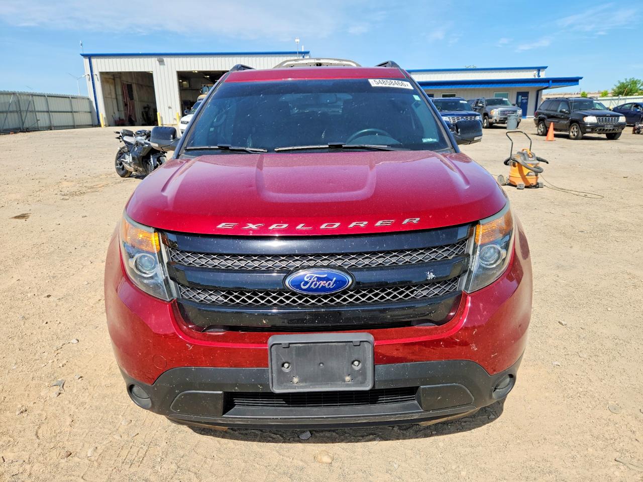 2015 Ford Explorer Sport Red vin: 1FM5K8GT4FGC35561