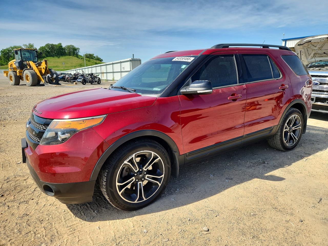 2015 Ford Explorer Sport Red vin: 1FM5K8GT4FGC35561