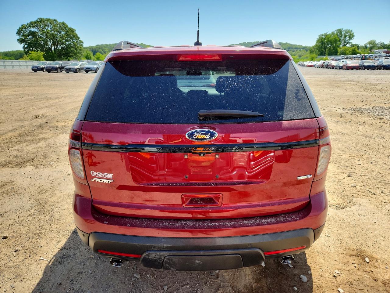 2015 Ford Explorer Sport Red vin: 1FM5K8GT4FGC35561