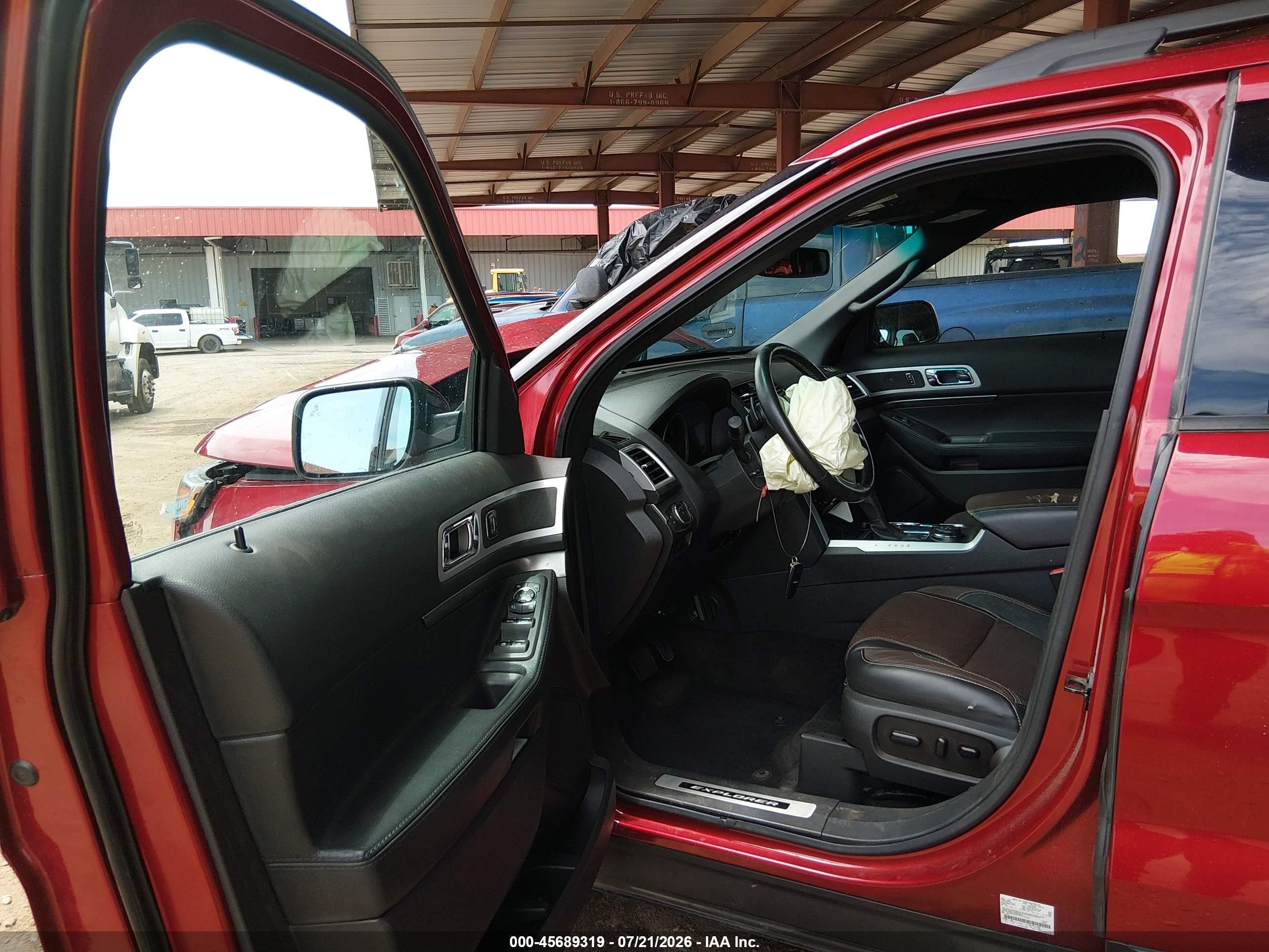 2015 Ford Explorer Sport Красный vin: 1FM5K8GT4FGC64526