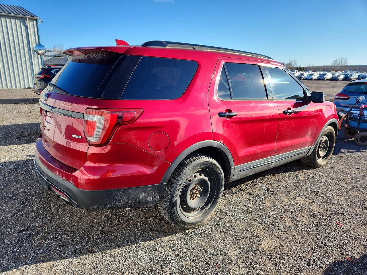 2016 Ford Explorer Sport Red vin: 1FM5K8GT4GGC43676
