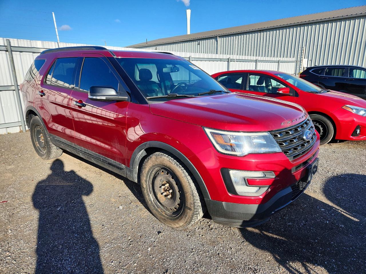 2016 Ford Explorer Sport Red vin: 1FM5K8GT4GGC43676