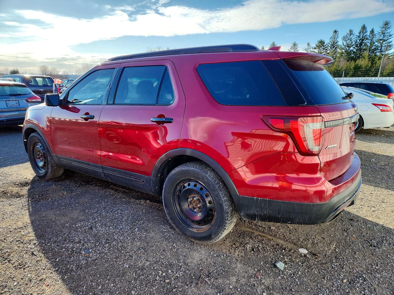 2016 Ford Explorer Sport Red vin: 1FM5K8GT4GGC43676