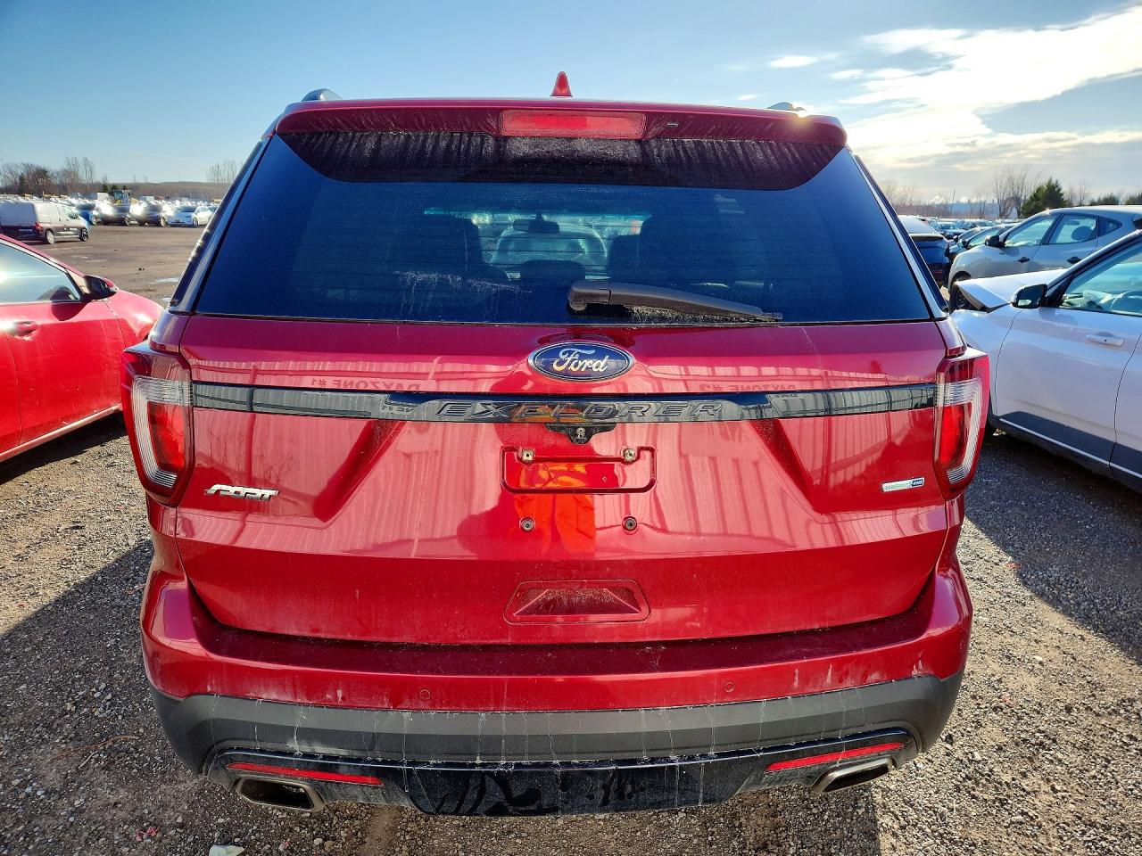 2016 Ford Explorer Sport Red vin: 1FM5K8GT4GGC43676