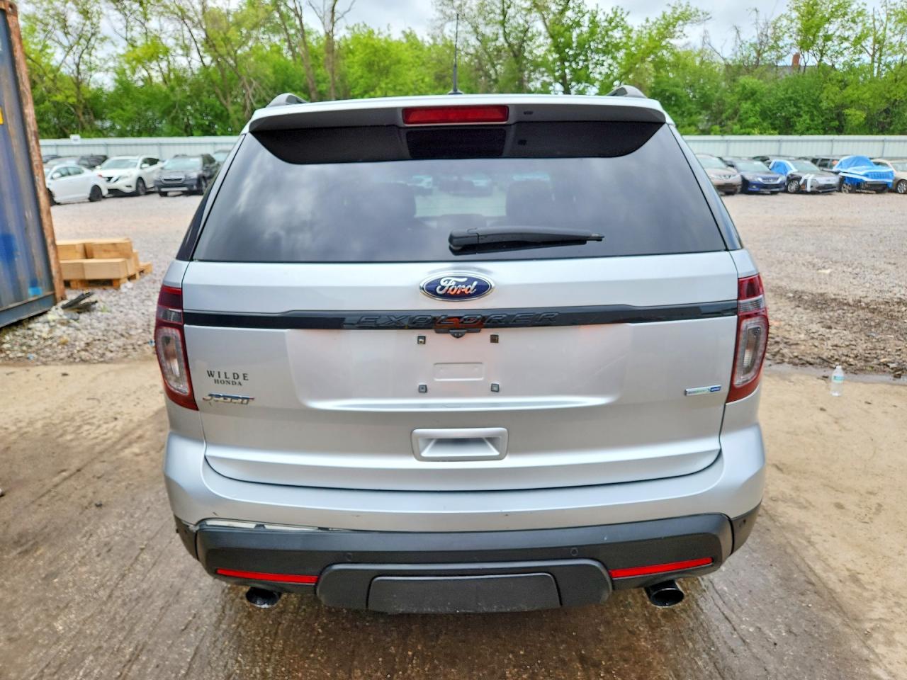 2013 Ford Explorer Sport Silver vin: 1FM5K8GT5DGA89460