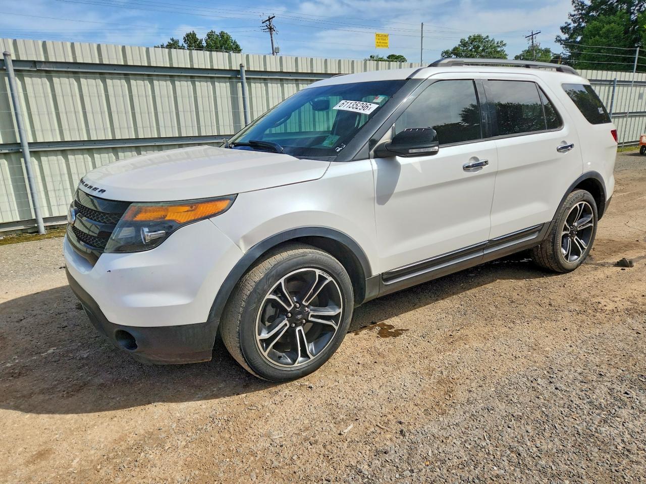2013 Ford Explorer Sport White vin: 1FM5K8GT5DGC29457