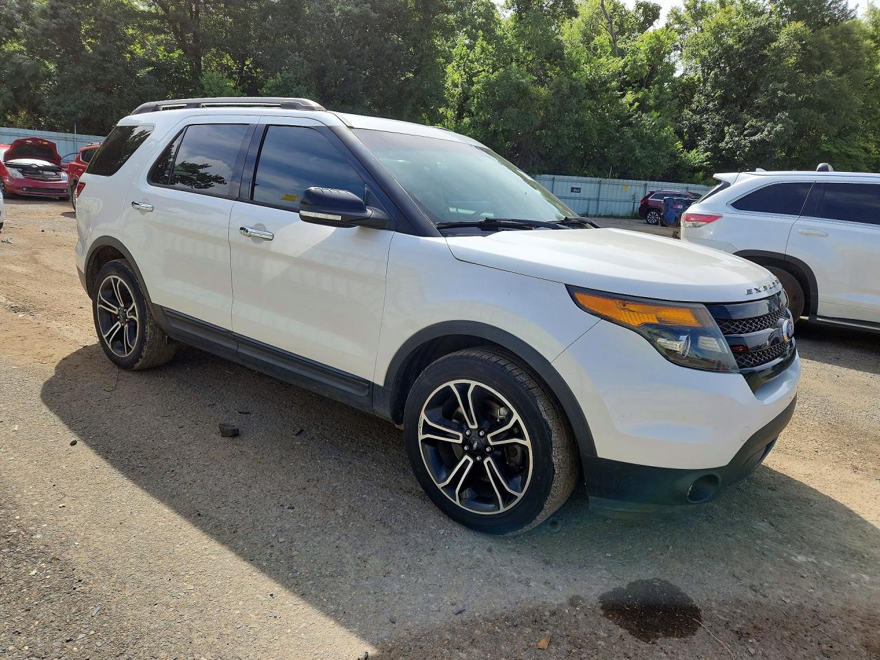 2013 Ford Explorer Sport White vin: 1FM5K8GT5DGC29457