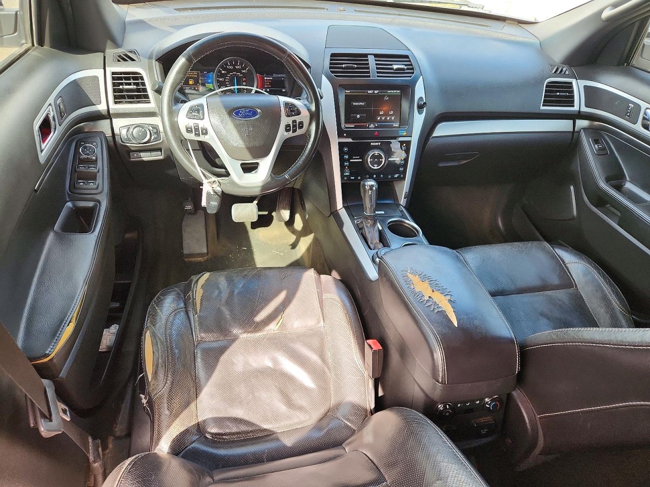 2013 Ford Explorer Sport White vin: 1FM5K8GT5DGC29457