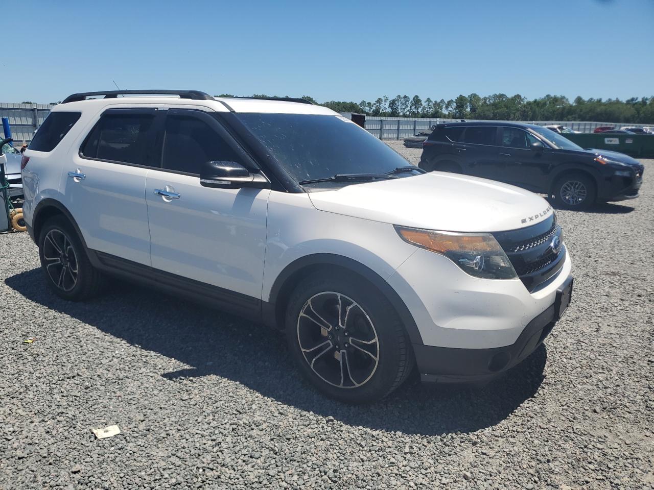 2014 Ford Explorer Sport Белый vin: 1FM5K8GT5EGA40759