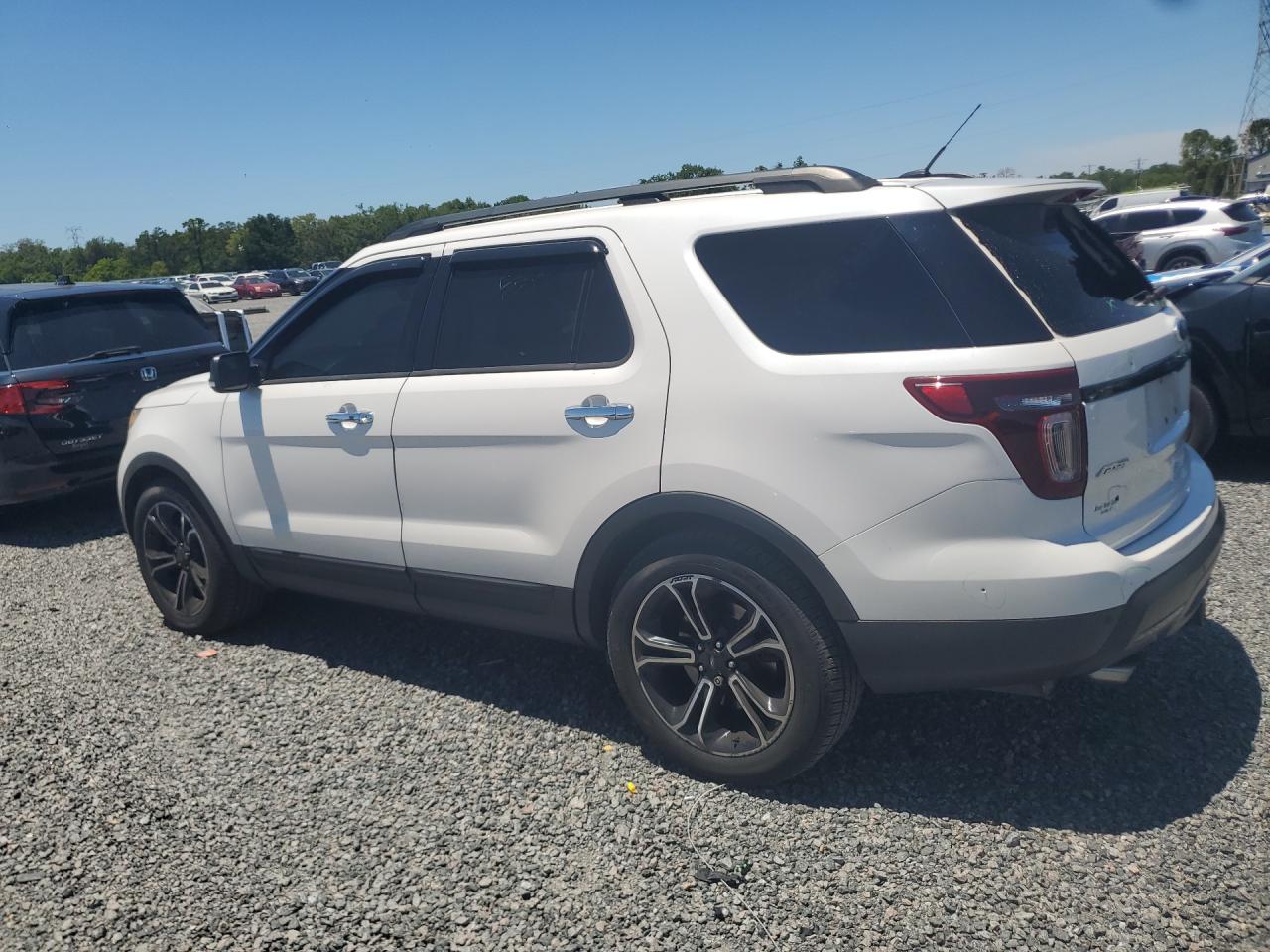 2014 Ford Explorer Sport Белый vin: 1FM5K8GT5EGA40759