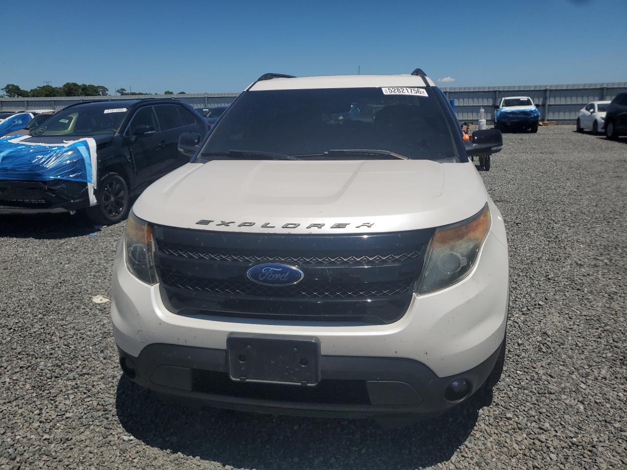 2014 Ford Explorer Sport Белый vin: 1FM5K8GT5EGA40759