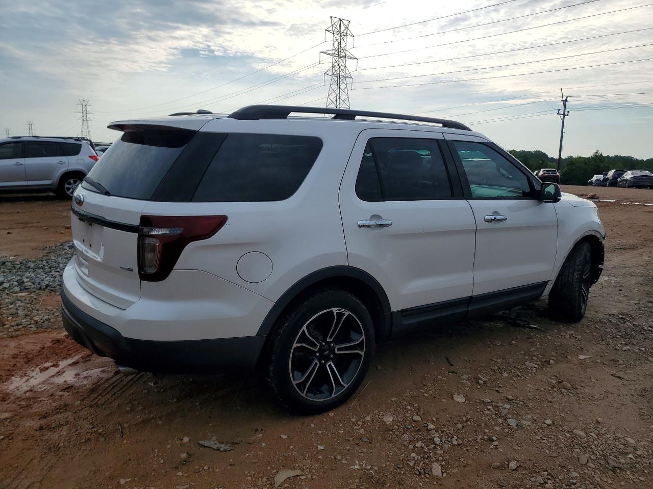 2014 Ford Explorer Sport White vin: 1FM5K8GT5EGC33929