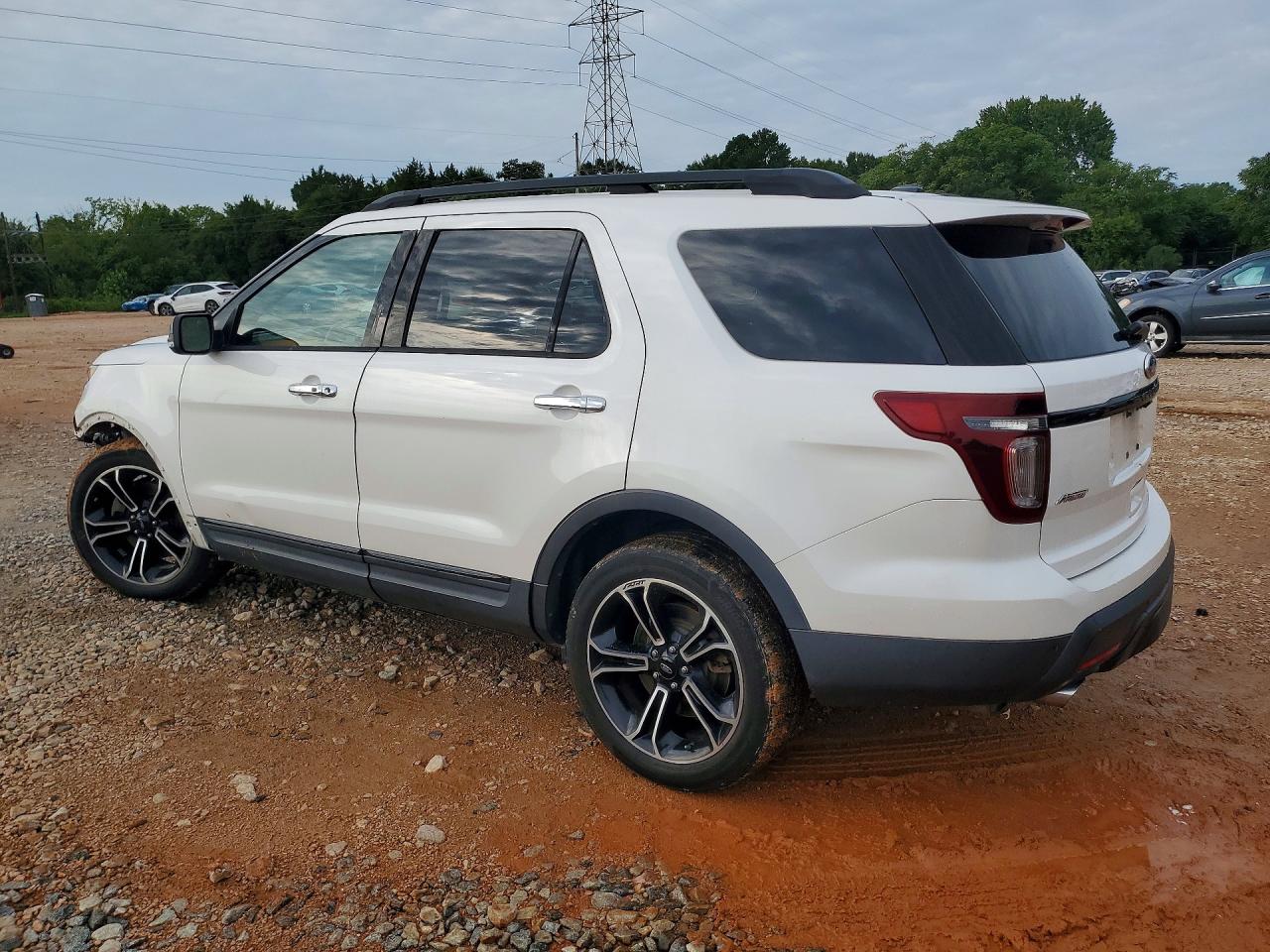 2014 Ford Explorer Sport White vin: 1FM5K8GT5EGC33929
