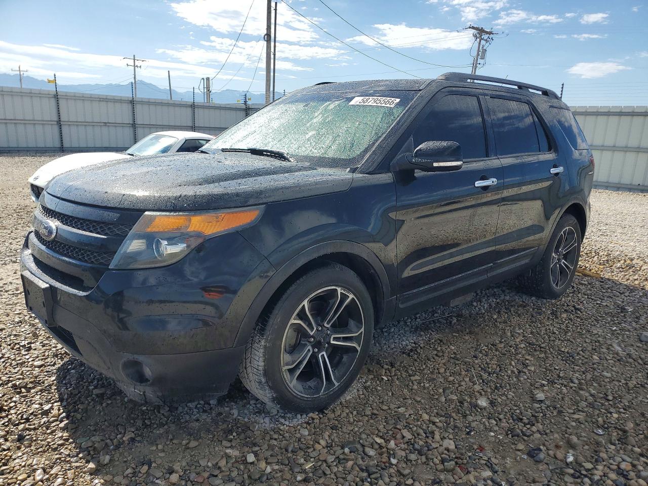 2014 Ford Explorer Sport Black vin: 1FM5K8GT5EGC47717