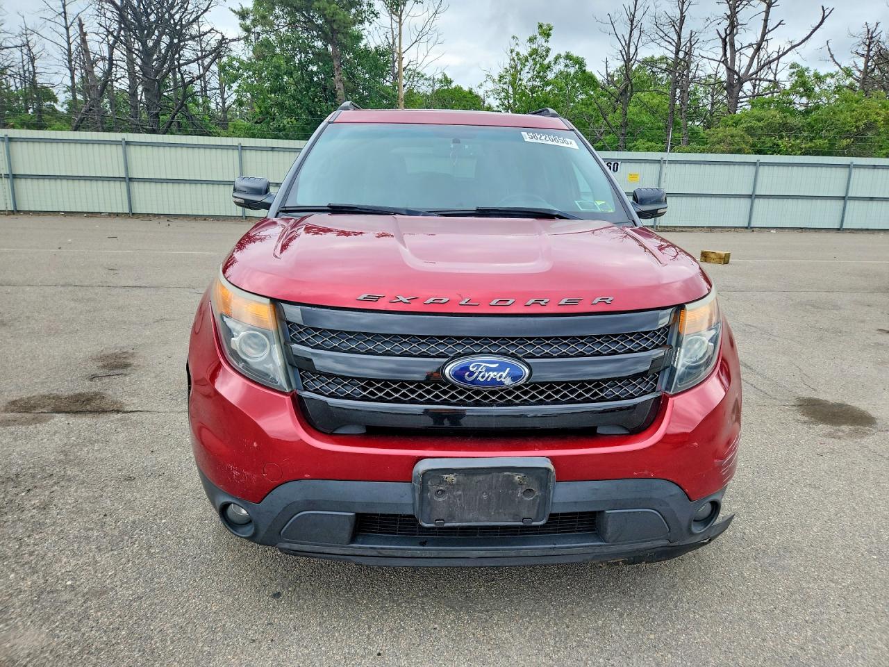 2015 Ford Explorer Sport Red vin: 1FM5K8GT5FGA06063