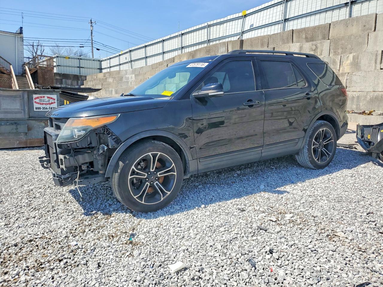 2015 Ford Explorer Sport Черный vin: 1FM5K8GT5FGA18200